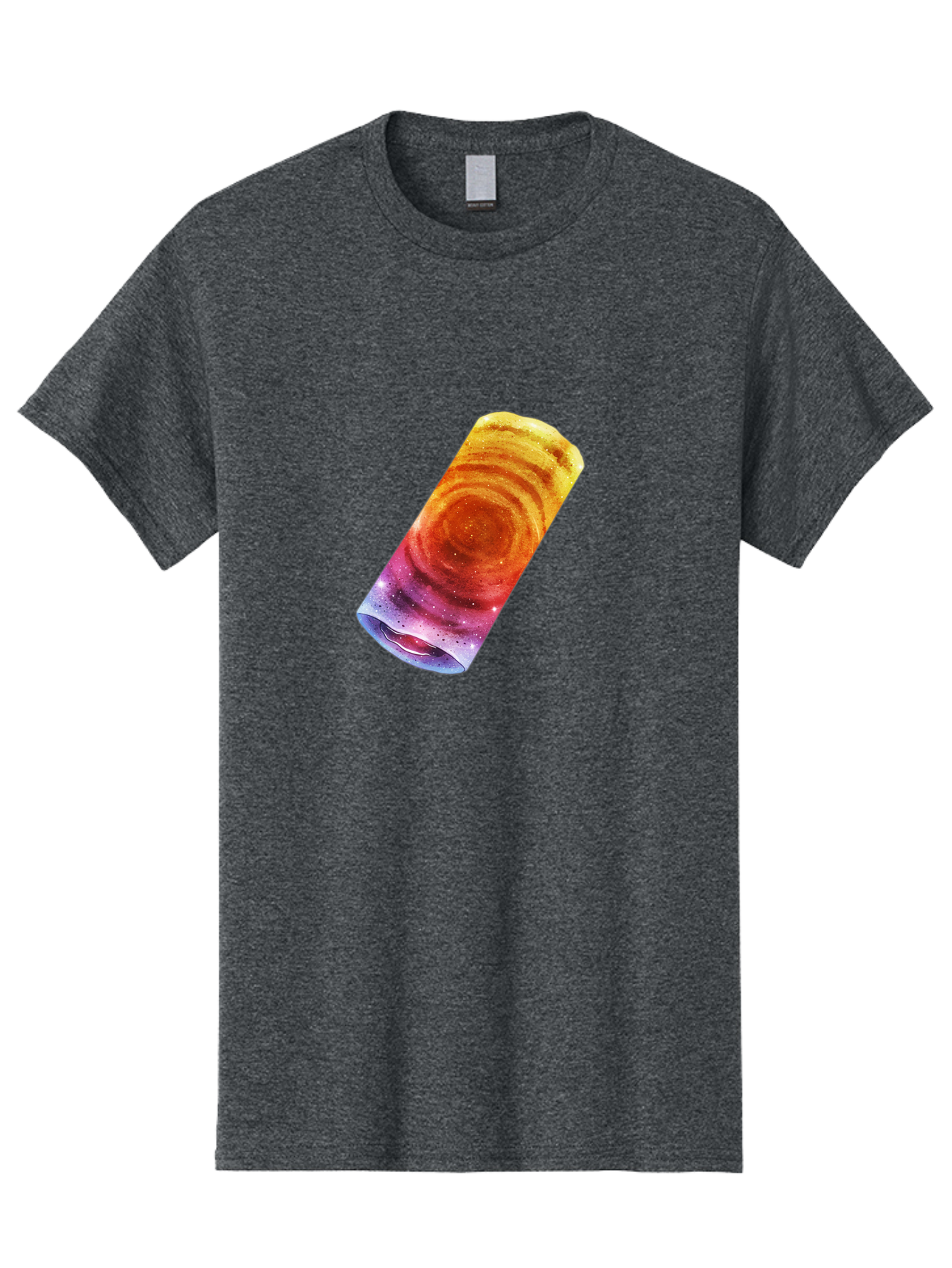 Galaxy-Dosa Men'S Graphic Tee, 100% Cotton, Comfortable Casual Summer Wear, Machine Washable, Cinnamon Swirl Pastry, Sweet Treat, Baked Goods, Delicious Dessert, Swirly Design, Orange And Purple Hues, Sweet Aroma, Tasty Pastry Baa706 29