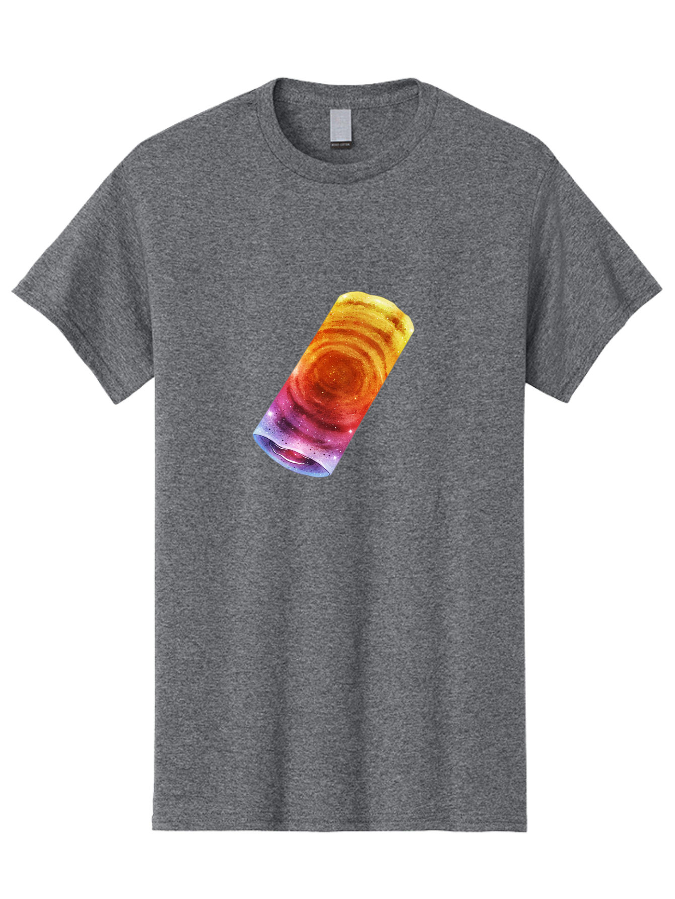 Galaxy-Dosa Men'S Graphic Tee, 100% Cotton, Comfortable Casual Summer Wear, Machine Washable, Cinnamon Swirl Pastry, Sweet Treat, Baked Goods, Delicious Dessert, Swirly Design, Orange And Purple Hues, Sweet Aroma, Tasty Pastry Baa706 19