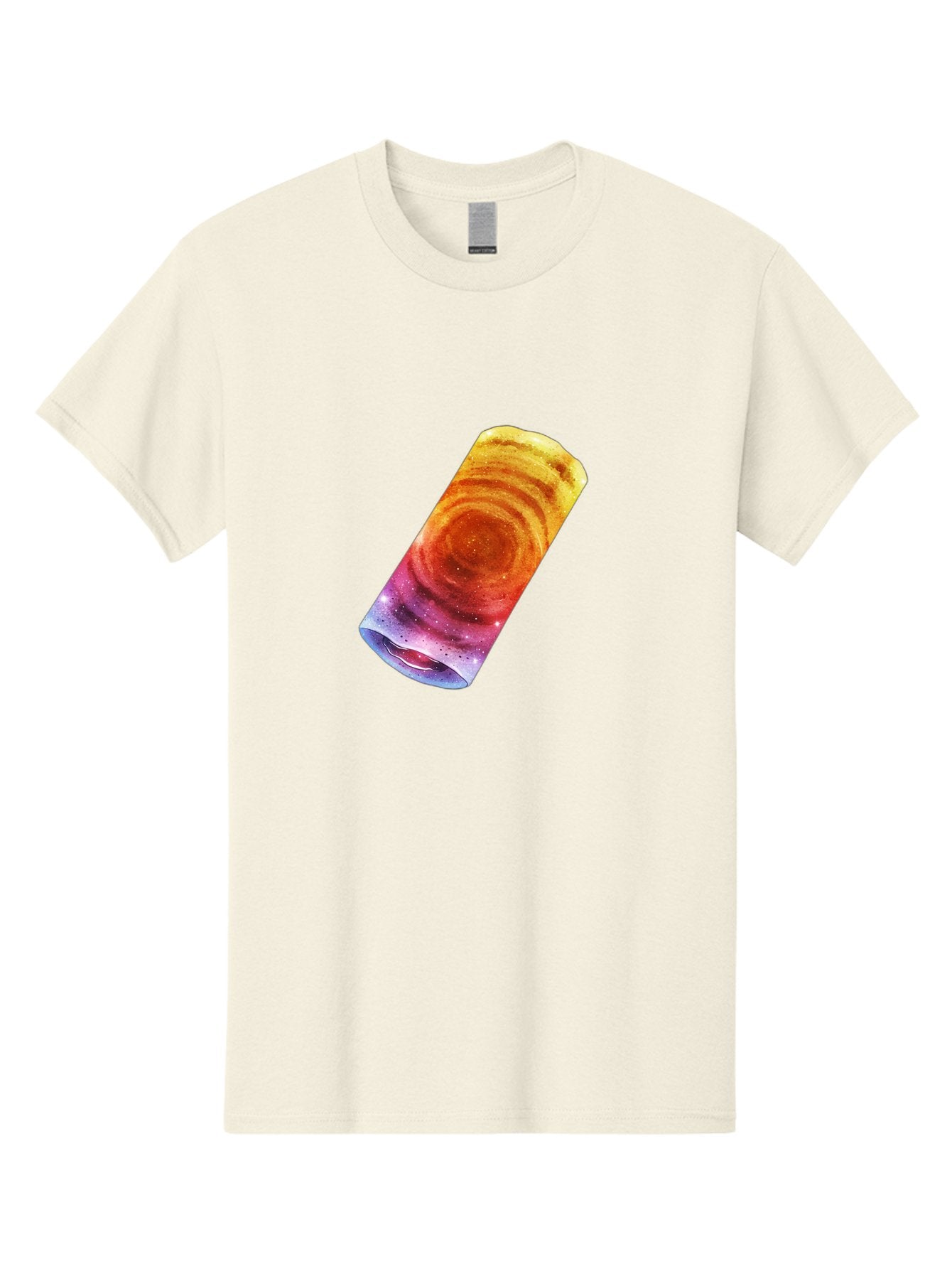 Galaxy-Dosa Men'S Graphic Tee, 100% Cotton, Comfortable Casual Summer Wear, Machine Washable, Cinnamon Swirl Pastry, Sweet Treat, Baked Goods, Delicious Dessert, Swirly Design, Orange And Purple Hues, Sweet Aroma, Tasty Pastry Baa706 5