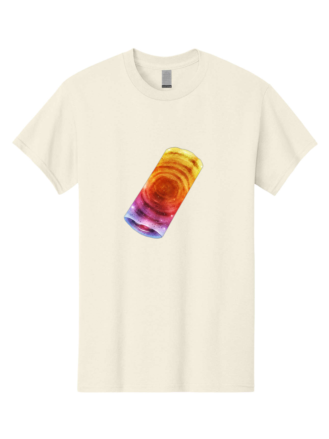 Galaxy-Dosa Men'S Graphic Tee, 100% Cotton, Comfortable Casual Summer Wear, Machine Washable, Cinnamon Swirl Pastry, Sweet Treat, Baked Goods, Delicious Dessert, Swirly Design, Orange And Purple Hues, Sweet Aroma, Tasty Pastry Baa706 15