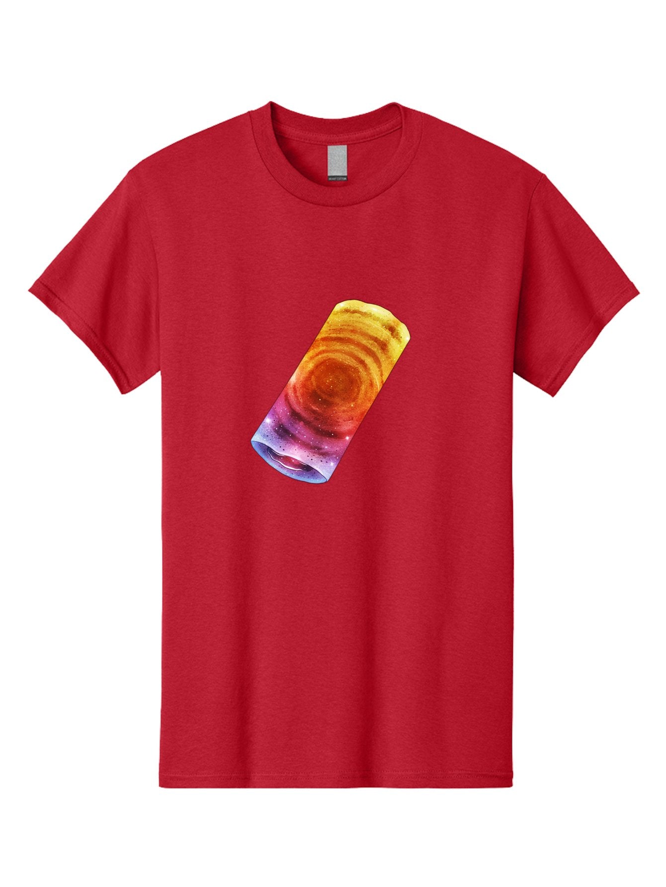Galaxy-Dosa Men'S Graphic Tee, 100% Cotton, Comfortable Casual Summer Wear, Machine Washable, Cinnamon Swirl Pastry, Sweet Treat, Baked Goods, Delicious Dessert, Swirly Design, Orange And Purple Hues, Sweet Aroma, Tasty Pastry Baa706 10