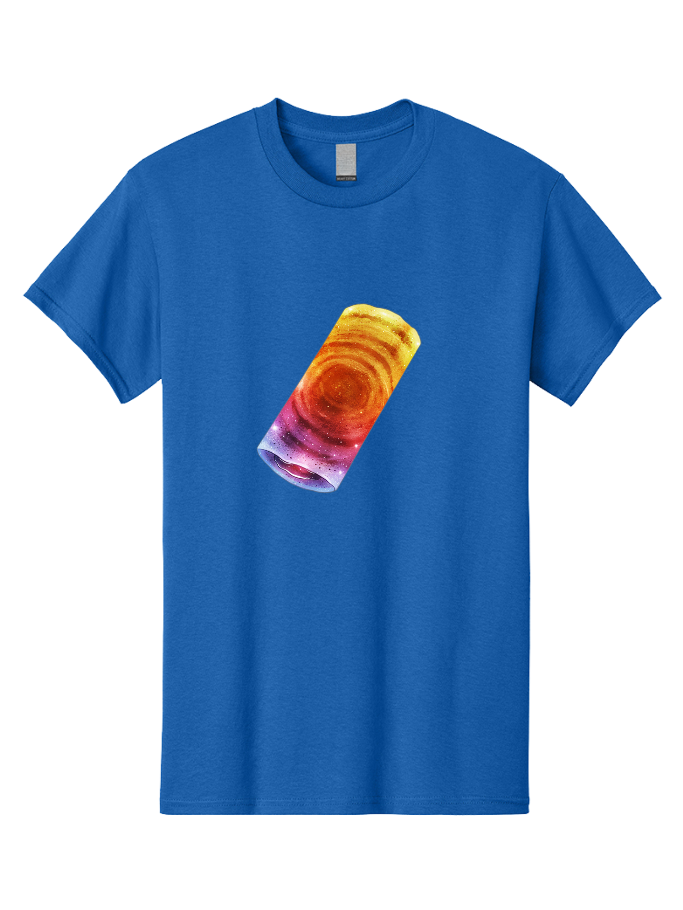Galaxy-Dosa Men'S Graphic Tee, 100% Cotton, Comfortable Casual Summer Wear, Machine Washable, Cinnamon Swirl Pastry, Sweet Treat, Baked Goods, Delicious Dessert, Swirly Design, Orange And Purple Hues, Sweet Aroma, Tasty Pastry Baa706 17