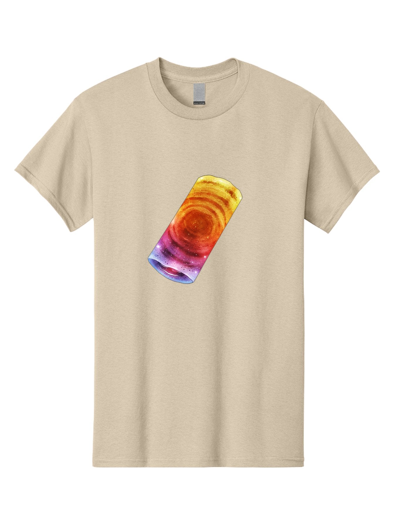 Galaxy-Dosa Men'S Graphic Tee, 100% Cotton, Comfortable Casual Summer Wear, Machine Washable, Cinnamon Swirl Pastry, Sweet Treat, Baked Goods, Delicious Dessert, Swirly Design, Orange And Purple Hues, Sweet Aroma, Tasty Pastry Baa706 11