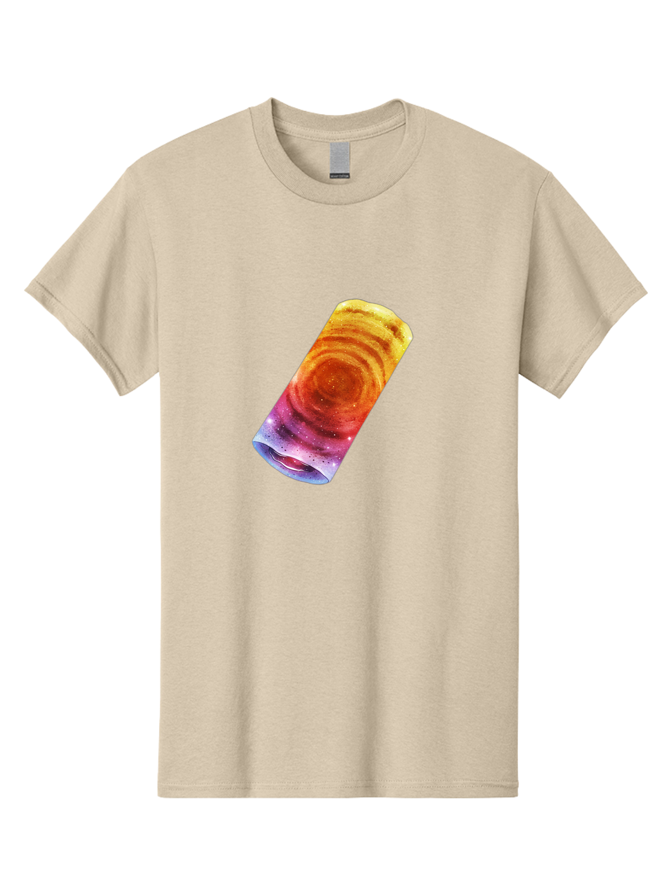Galaxy-Dosa Men'S Graphic Tee, 100% Cotton, Comfortable Casual Summer Wear, Machine Washable, Cinnamon Swirl Pastry, Sweet Treat, Baked Goods, Delicious Dessert, Swirly Design, Orange And Purple Hues, Sweet Aroma, Tasty Pastry Baa706 7
