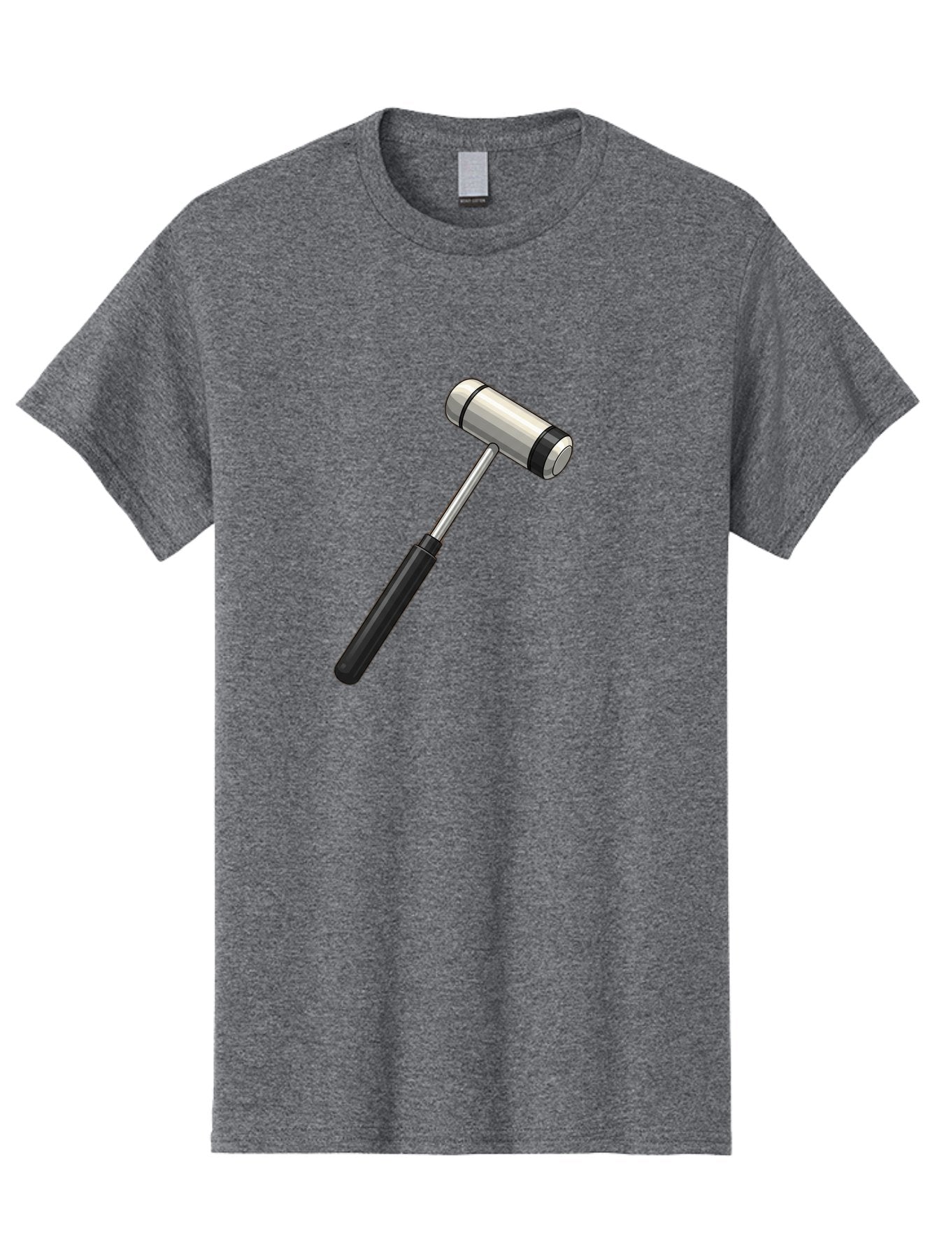 Gavel Men'S Graphic Tee, 100% Cotton, Comfortable Casual Summer Wear, Machine Washable, Gavel, Courtroom, Justice, Law, Judge, Authority, Symbol, Power, Decision, Metal, Handle, Black Grip Baa732