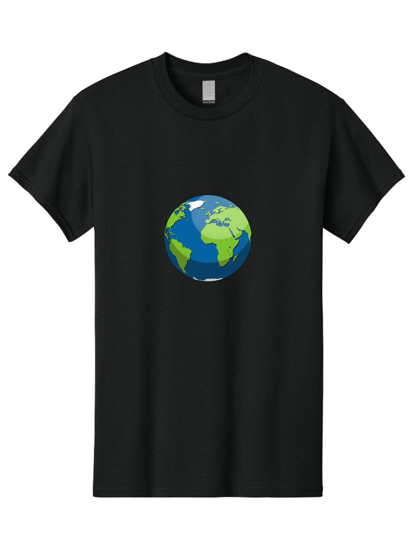 Globe-1 Men'S Graphic Tee, 100% Cotton, Comfortable Casual Summer Wear, Machine Washable, Illustrated Globe, World Map, Global Illustration, 3D Globe, Earth From Space, Cartography, Geography, International, Global Unity, Planet Earth Baa738
