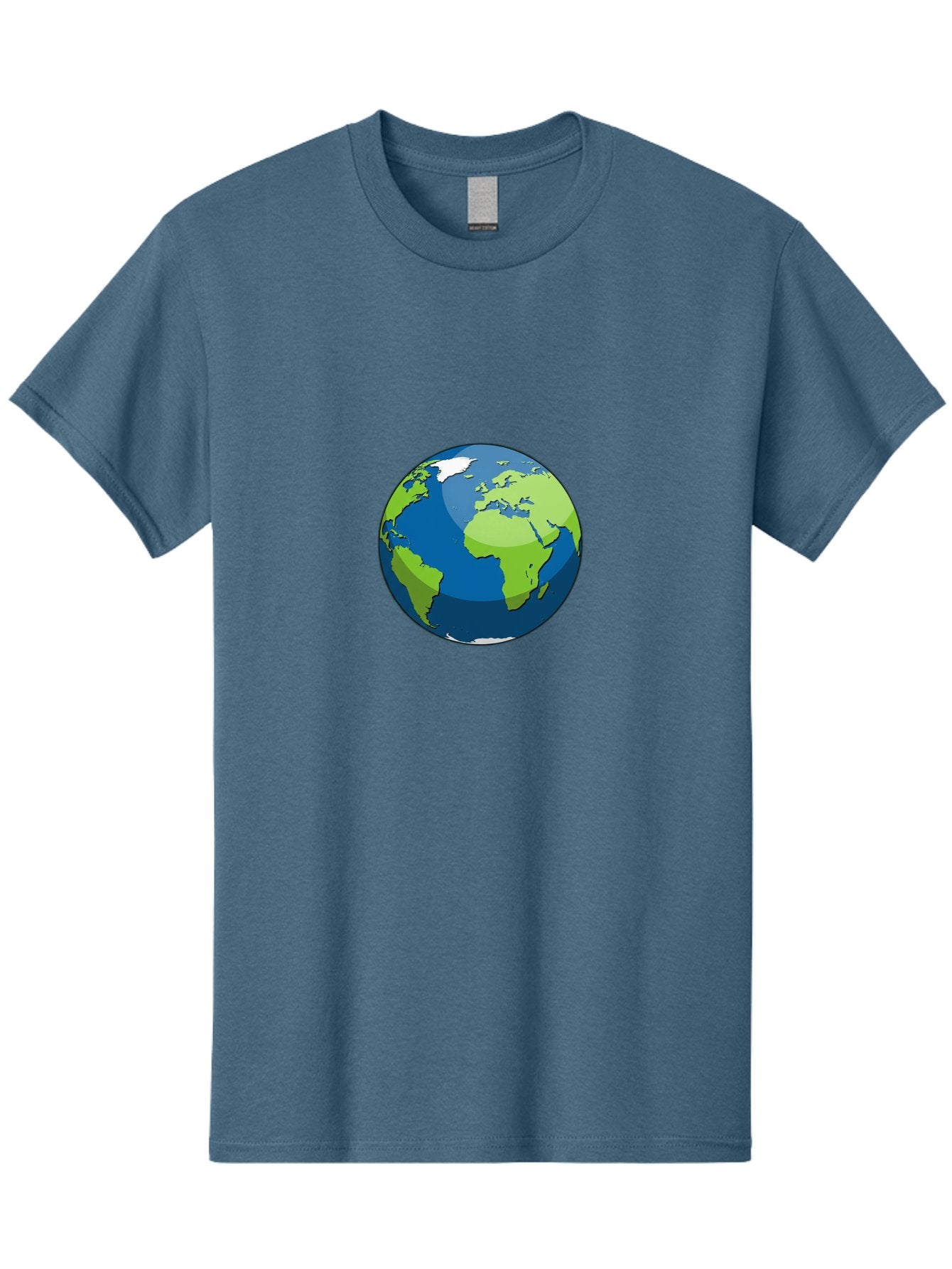 Globe-1 Men'S Graphic Tee, 100% Cotton, Comfortable Casual Summer Wear, Machine Washable, Illustrated Globe, World Map, Global Illustration, 3D Globe, Earth From Space, Cartography, Geography, International, Global Unity, Planet Earth Baa738 12