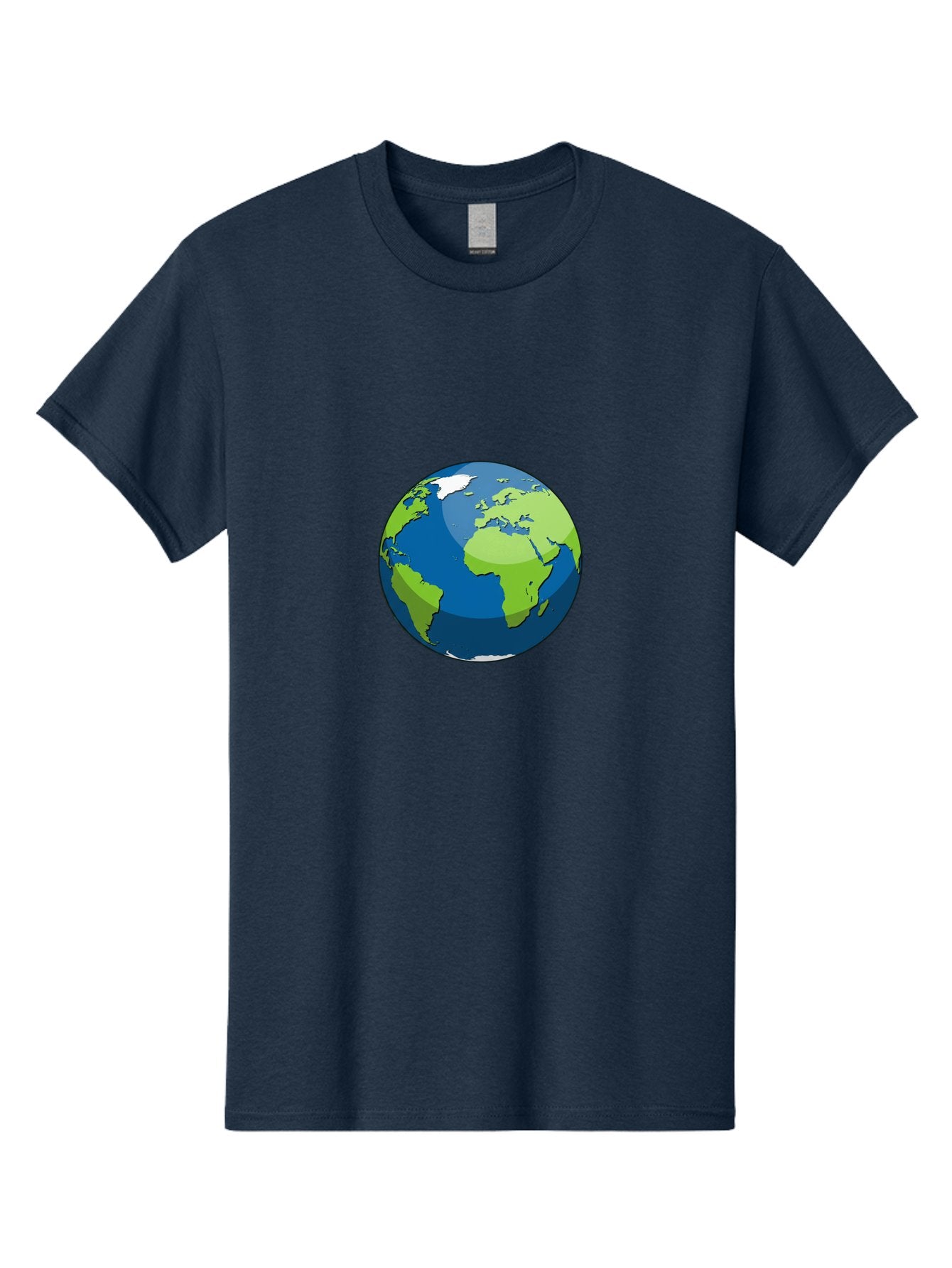 Globe-1 Men'S Graphic Tee, 100% Cotton, Comfortable Casual Summer Wear, Machine Washable, Illustrated Globe, World Map, Global Illustration, 3D Globe, Earth From Space, Cartography, Geography, International, Global Unity, Planet Earth Baa738 8