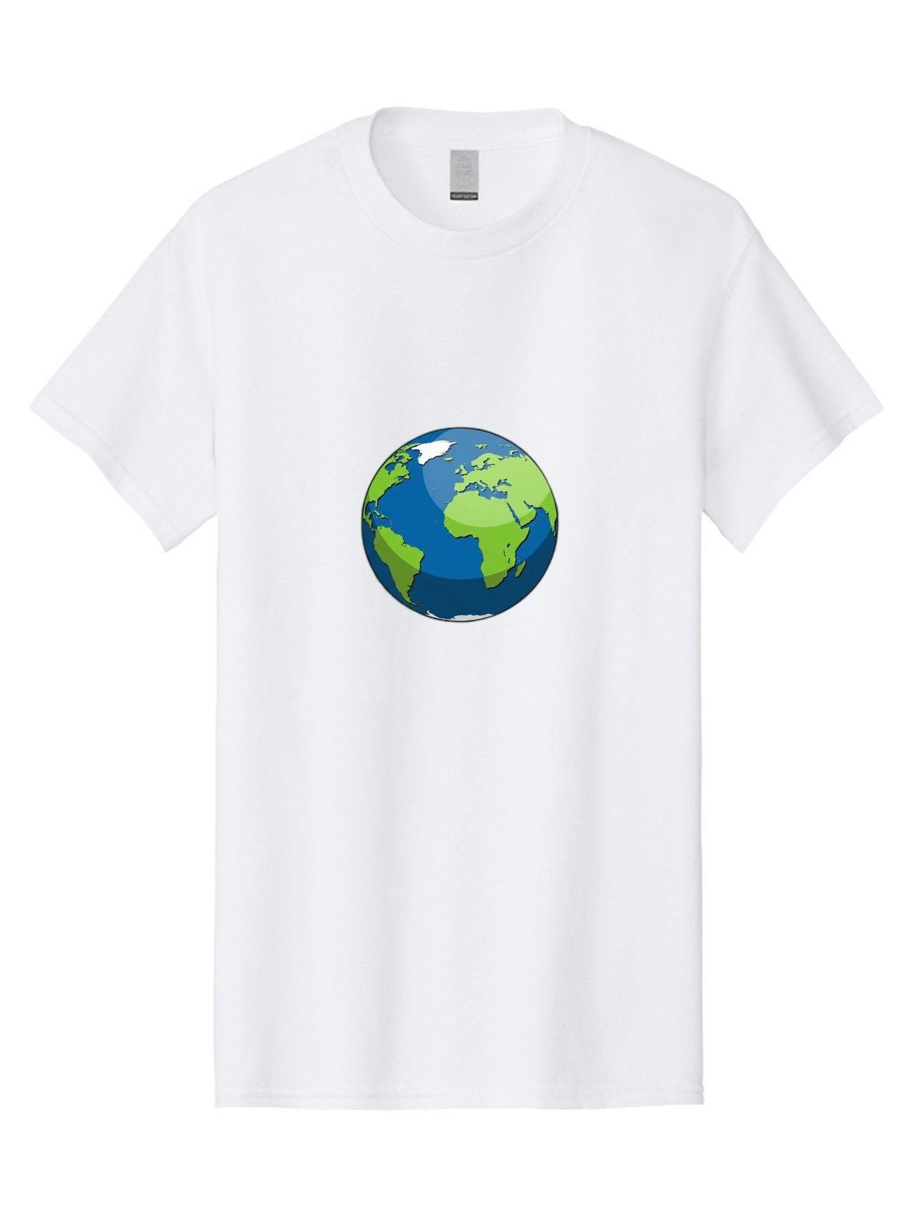 Globe-1 Men'S Graphic Tee, 100% Cotton, Comfortable Casual Summer Wear, Machine Washable, Illustrated Globe, World Map, Global Illustration, 3D Globe, Earth From Space, Cartography, Geography, International, Global Unity, Planet Earth Baa738 9