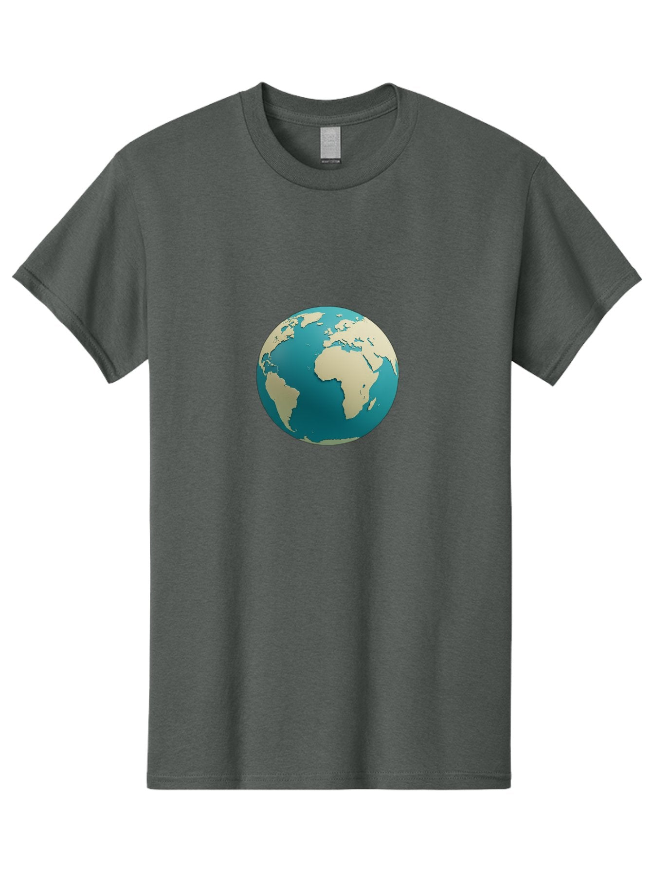 Globe-2 Men'S Graphic Tee, 100% Cotton, Comfortable Casual Summer Wear, Machine Washable, Globe, World Map, Earth, Global Perspective, International, 3D Illustration, Africa, South America, Digital Graphics, Global Unity, Worldview, Baa742 4