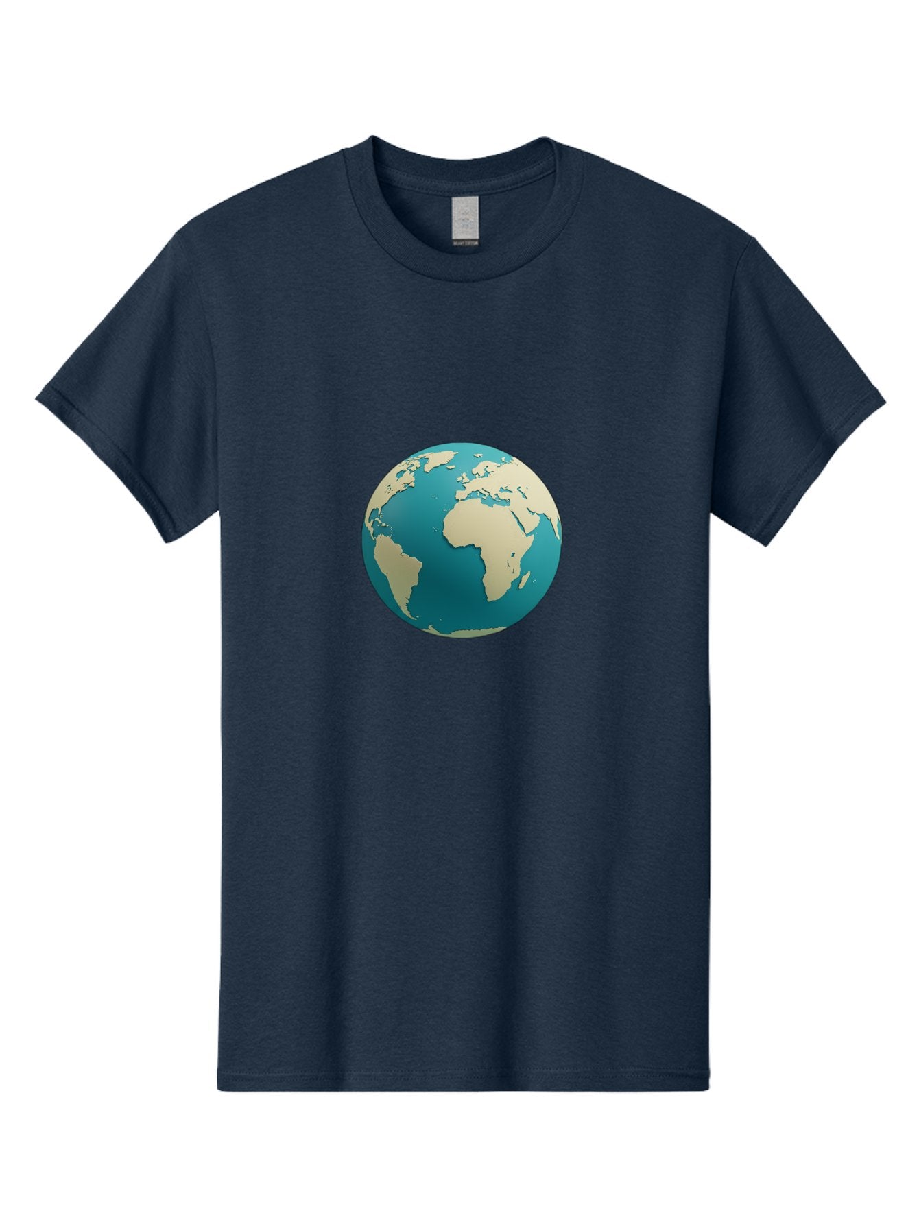 Globe-2 Men'S Graphic Tee, 100% Cotton, Comfortable Casual Summer Wear, Machine Washable, Globe, World Map, Earth, Global Perspective, International, 3D Illustration, Africa, South America, Digital Graphics, Global Unity, Worldview, Baa742 3