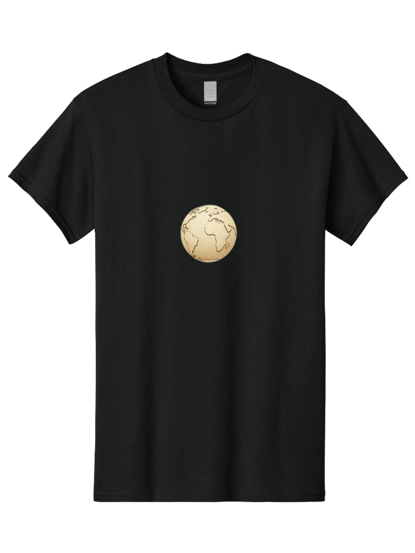 Globe-5 Men'S Graphic Tee, 100% Cotton, Comfortable Casual Summer Wear, Machine Washable, Globe, World Map, Global Illustration, Earth, International Icon, Geographical Representation, Simple Design, Minimalist Globe, Educational Graphic Baa745 19