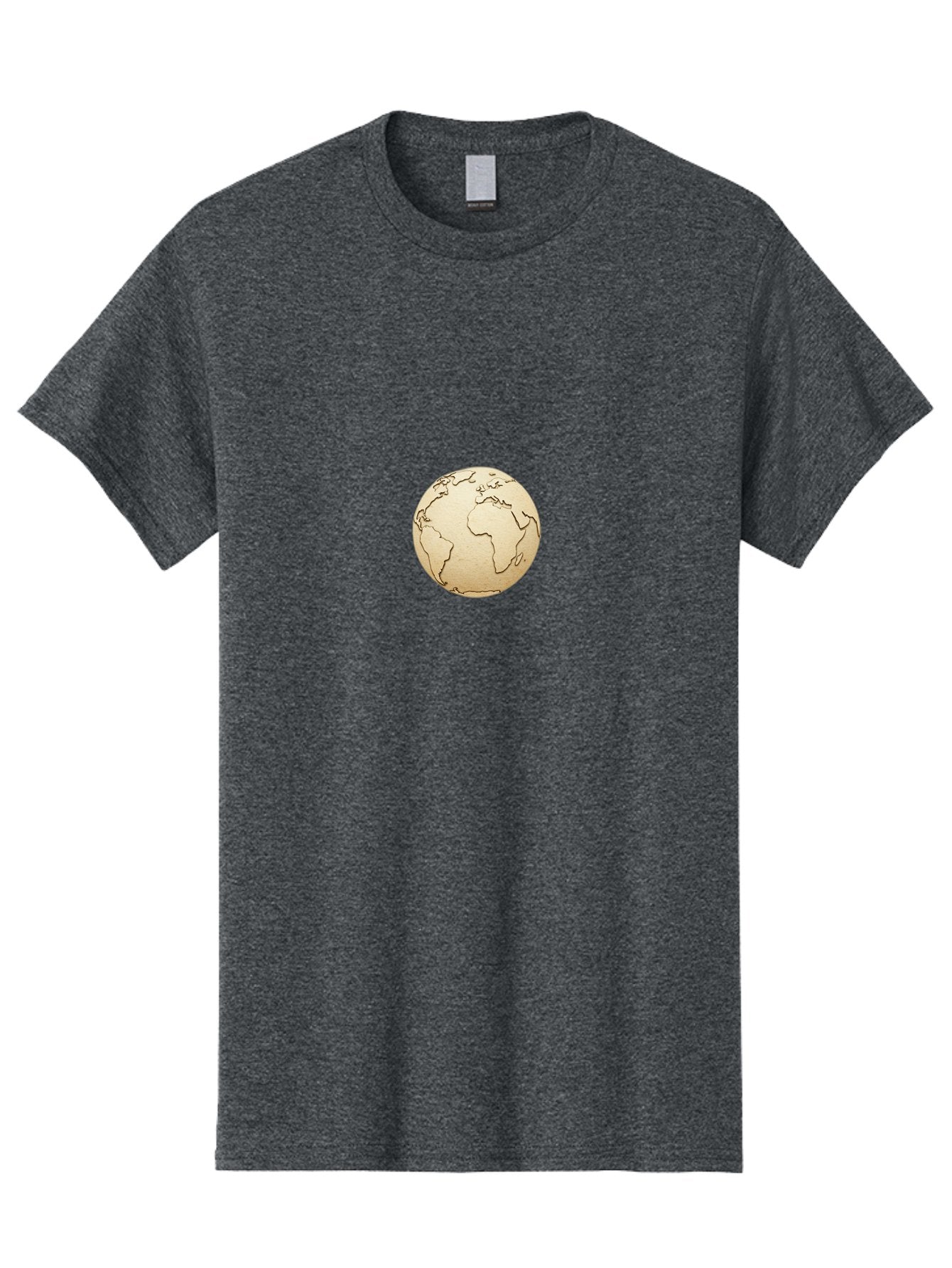Globe-5 Men'S Graphic Tee, 100% Cotton, Comfortable Casual Summer Wear, Machine Washable, Globe, World Map, Global Illustration, Earth, International Icon, Geographical Representation, Simple Design, Minimalist Globe, Educational Graphic Baa745 5