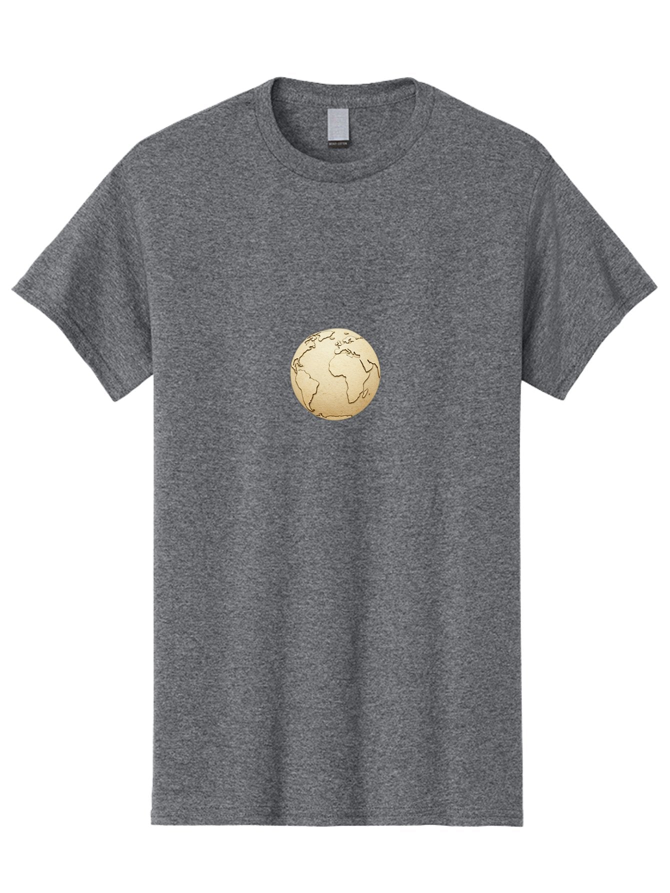 Globe-5 Men'S Graphic Tee, 100% Cotton, Comfortable Casual Summer Wear, Machine Washable, Globe, World Map, Global Illustration, Earth, International Icon, Geographical Representation, Simple Design, Minimalist Globe, Educational Graphic Baa745 14