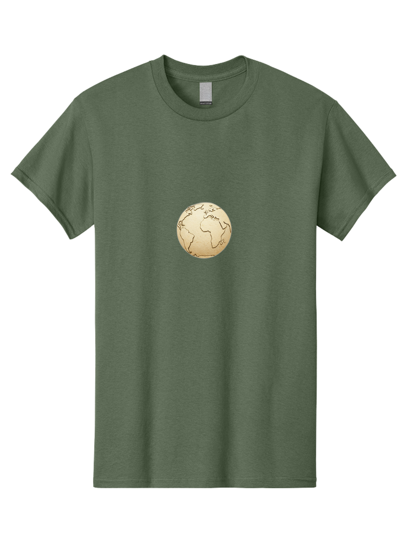 Globe-5 Men'S Graphic Tee, 100% Cotton, Comfortable Casual Summer Wear, Machine Washable, Globe, World Map, Global Illustration, Earth, International Icon, Geographical Representation, Simple Design, Minimalist Globe, Educational Graphic Baa745 9
