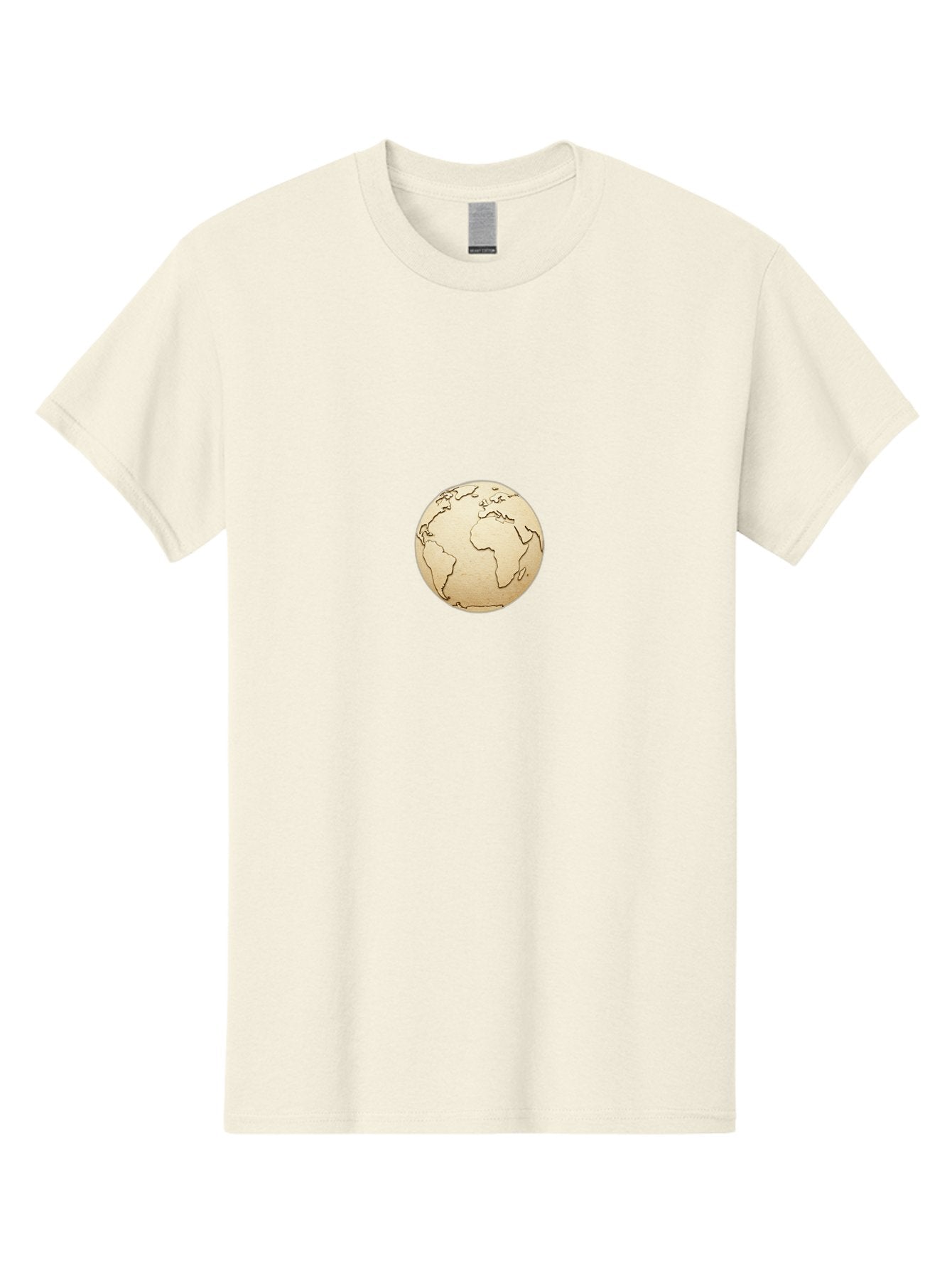 Globe-5 Men'S Graphic Tee, 100% Cotton, Comfortable Casual Summer Wear, Machine Washable, Globe, World Map, Global Illustration, Earth, International Icon, Geographical Representation, Simple Design, Minimalist Globe, Educational Graphic Baa745 13