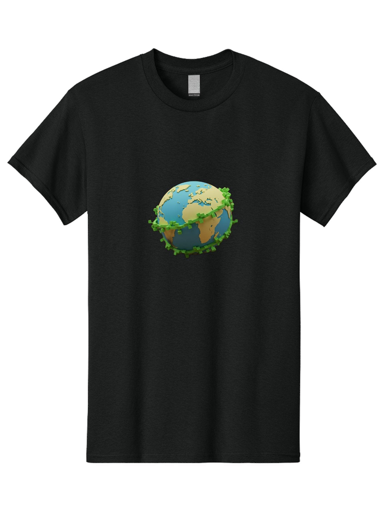 Globe-With-Virus Men'S Graphic Tee, 100% Cotton, Comfortable Casual Summer Wear, Machine Washable, Covid-19 Virus Surrounding The Earth, Global Pandemic, Coronavirus Outbreak, Worldwide Health Crisis, Virus Spread, International Concern Baa762