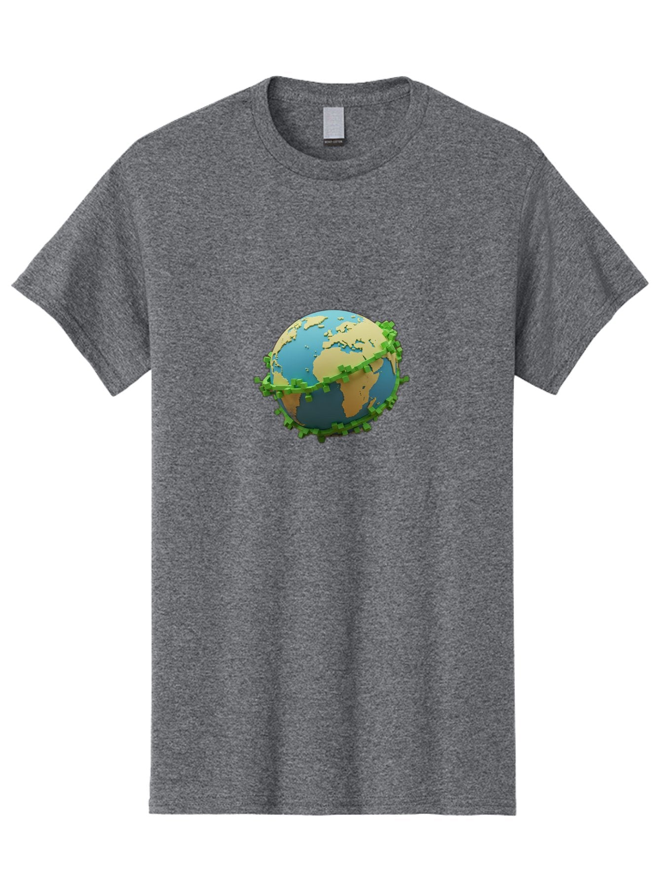 Globe-With-Virus Men'S Graphic Tee, 100% Cotton, Comfortable Casual Summer Wear, Machine Washable, Covid-19 Virus Surrounding The Earth, Global Pandemic, Coronavirus Outbreak, Worldwide Health Crisis, Virus Spread, International Concern Baa762 4