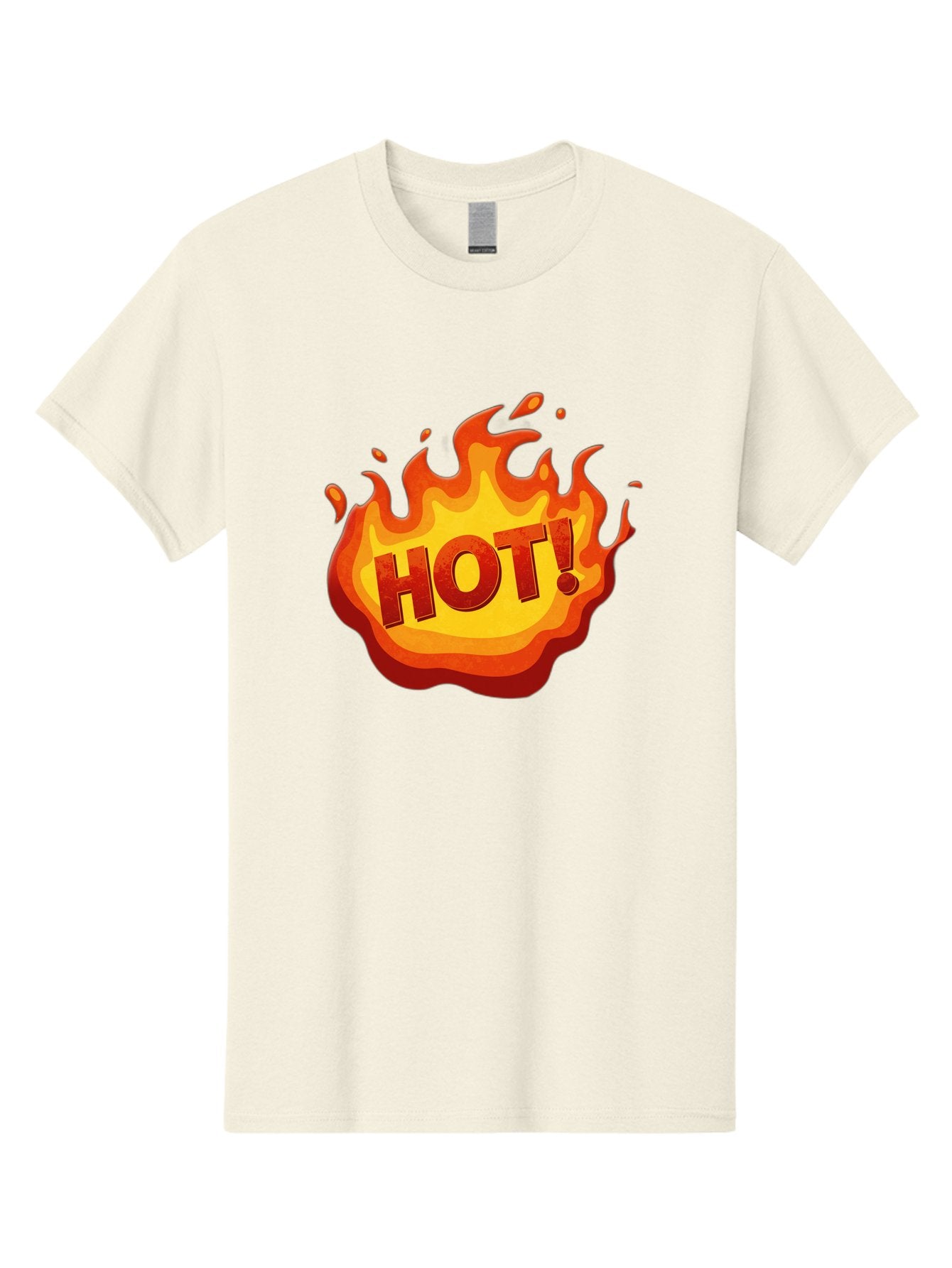 Hot-11 Men'S Graphic Tee, 100% Cotton, Comfortable Casual Summer Wear, Machine Washable, Flames, Fire, Hot, Trending, Popular, Exciting, Bold, Fiery, Energetic, Passionate, Hot! Baa799 3
