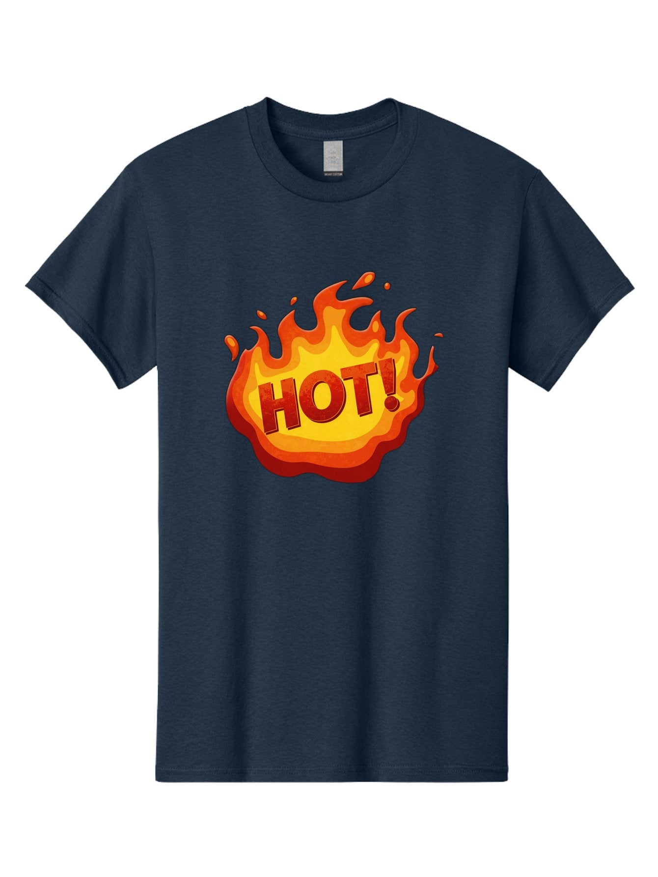 Hot-11 Men'S Graphic Tee, 100% Cotton, Comfortable Casual Summer Wear, Machine Washable, Flames, Fire, Hot, Trending, Popular, Exciting, Bold, Fiery, Energetic, Passionate, Hot! Baa799 4