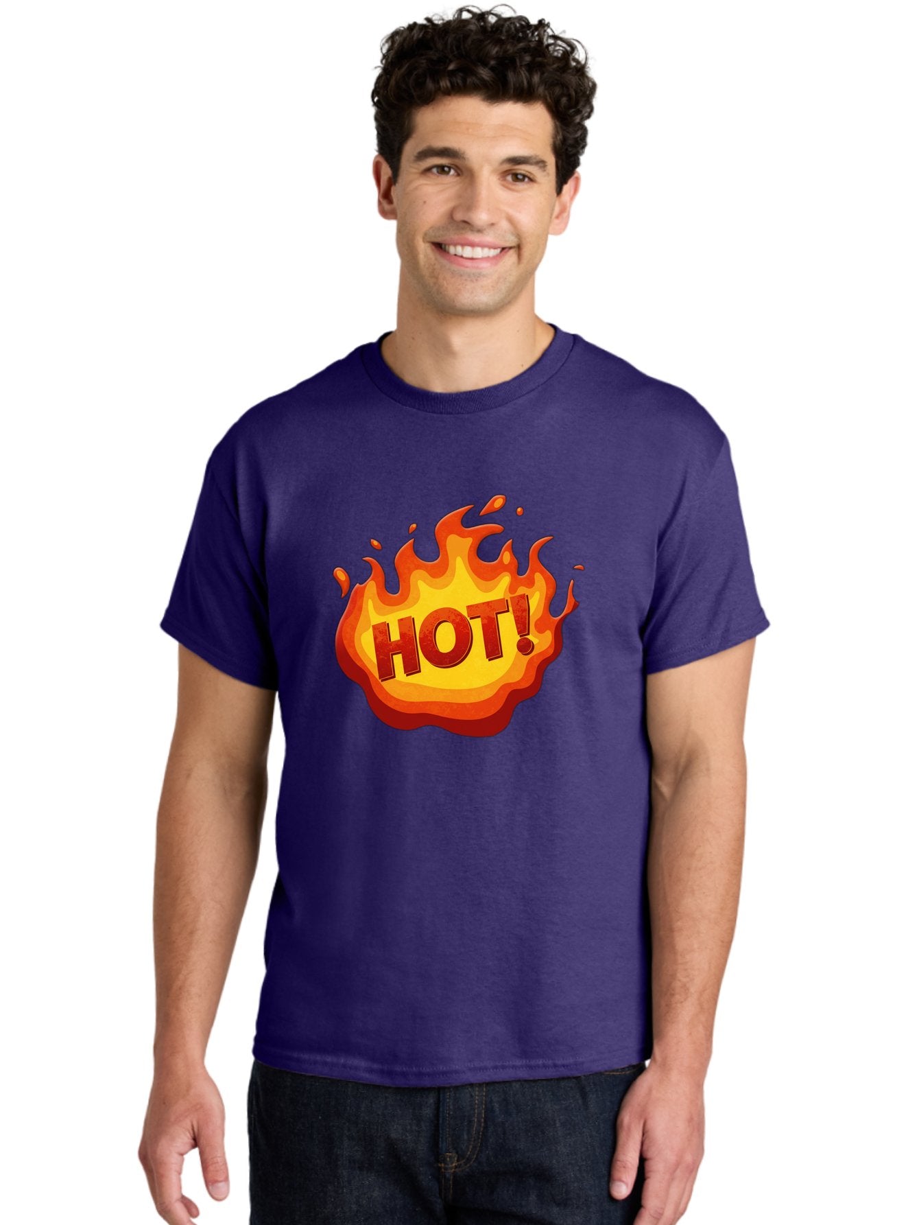 Hot-11 Men'S Graphic Tee, 100% Cotton, Comfortable Casual Summer Wear, Machine Washable, Flames, Fire, Hot, Trending, Popular, Exciting, Bold, Fiery, Energetic, Passionate, Hot! Baa799 17