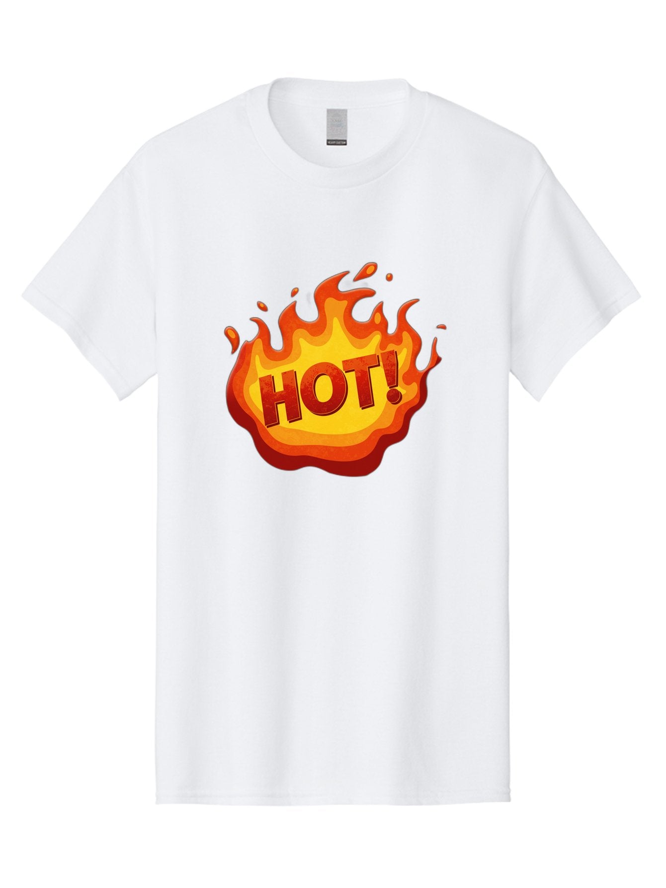 Hot-11 Men'S Graphic Tee, 100% Cotton, Comfortable Casual Summer Wear, Machine Washable, Flames, Fire, Hot, Trending, Popular, Exciting, Bold, Fiery, Energetic, Passionate, Hot! Baa799 5