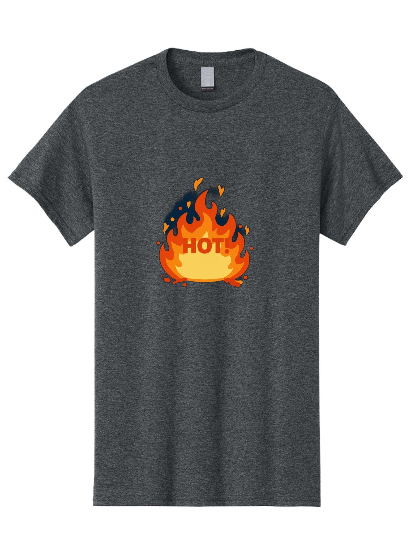 Hot-3 Men'S Graphic Tee, 100% Cotton, Comfortable Casual Summer Wear, Machine Washable, Fire Flames, Hot Graphic, Vibrant Design, Bold Typography, Fiery Elements, Passionate Icon, Trendy Illustration, Energetic Artwork, Baa802 8
