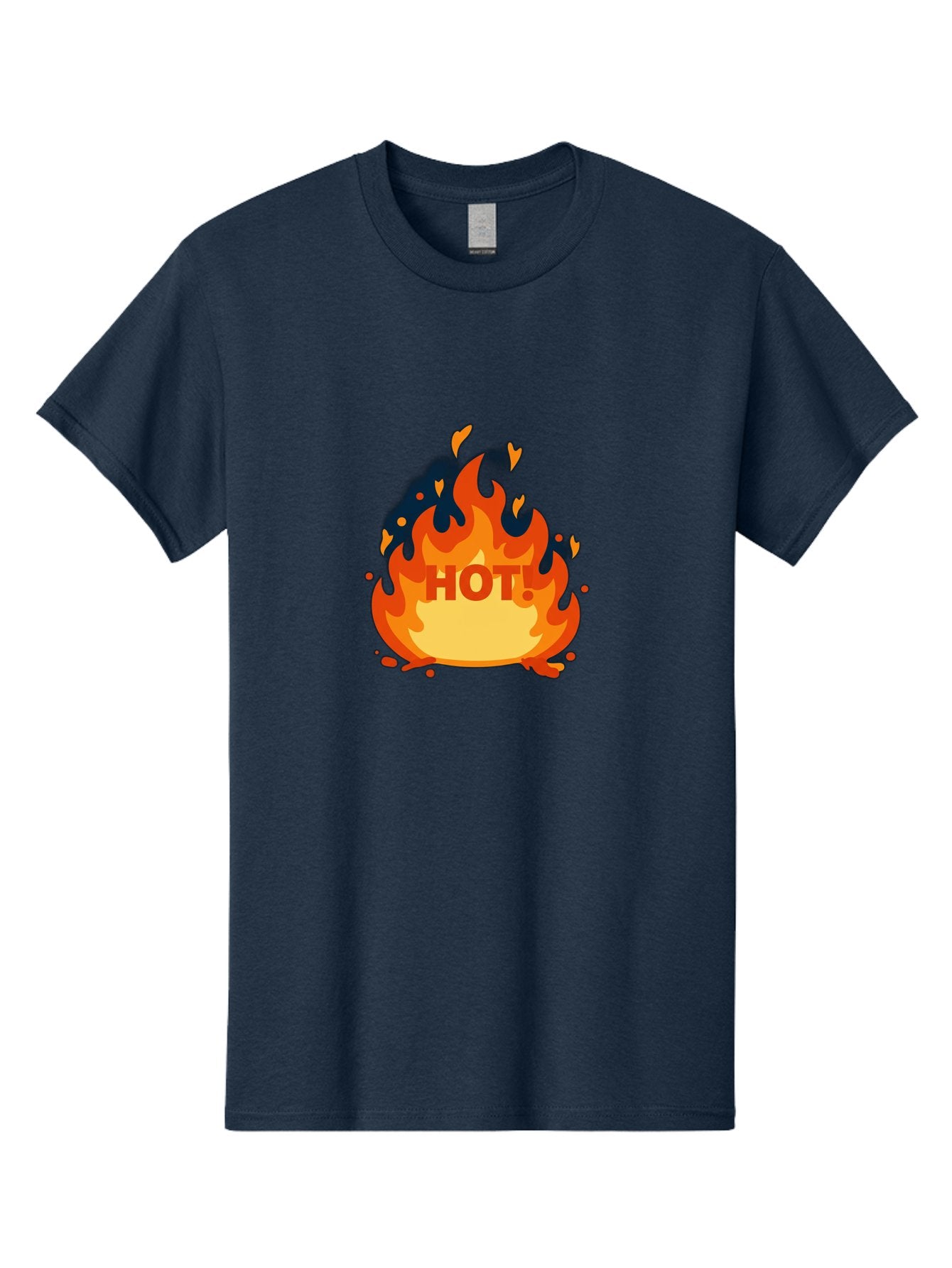 Hot-3 Men'S Graphic Tee, 100% Cotton, Comfortable Casual Summer Wear, Machine Washable, Fire Flames, Hot Graphic, Vibrant Design, Bold Typography, Fiery Elements, Passionate Icon, Trendy Illustration, Energetic Artwork, Baa802 9
