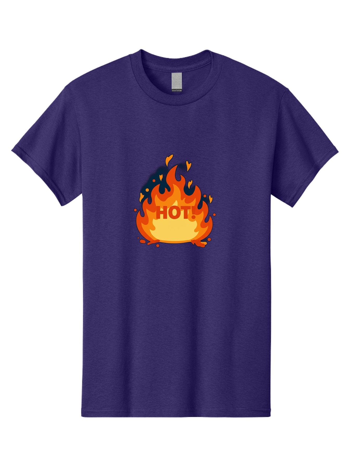 Hot-3 Men'S Graphic Tee, 100% Cotton, Comfortable Casual Summer Wear, Machine Washable, Fire Flames, Hot Graphic, Vibrant Design, Bold Typography, Fiery Elements, Passionate Icon, Trendy Illustration, Energetic Artwork, Baa802 13