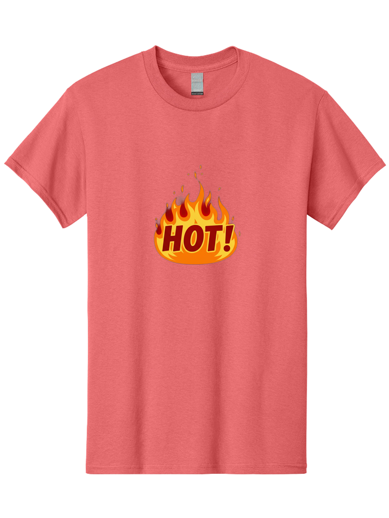 Hot-9 Men'S Graphic Tee, 100% Cotton, Comfortable Casual Summer Wear, Machine Washable, Fire Flames, Hot Deal, Burning Passion, Fiery Energy, Bold Graphics, Intense Design, Hot!, Burning Text Baa808