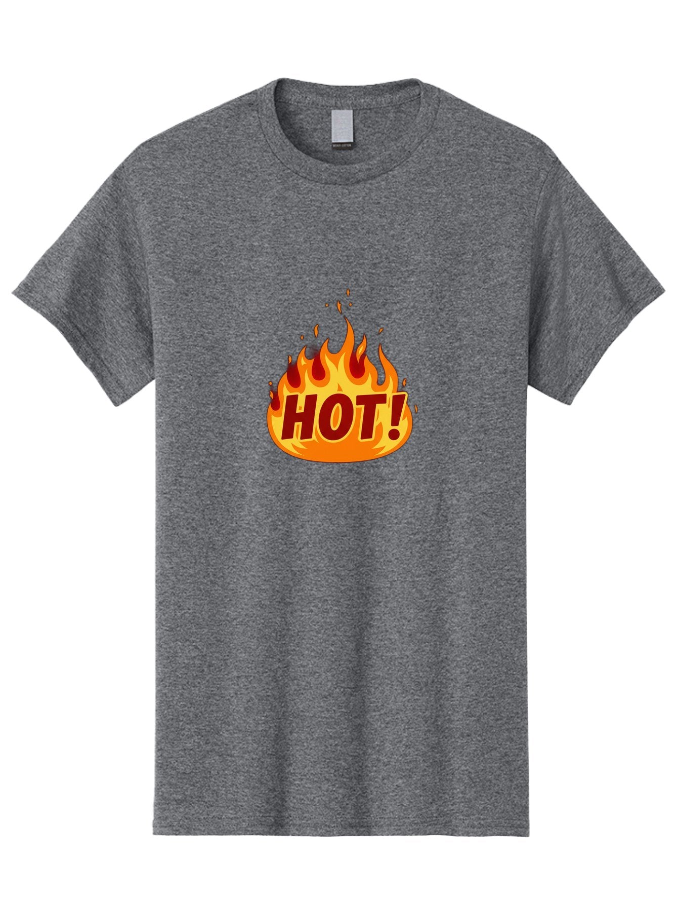 Hot-9 Men'S Graphic Tee, 100% Cotton, Comfortable Casual Summer Wear, Machine Washable, Fire Flames, Hot Deal, Burning Passion, Fiery Energy, Bold Graphics, Intense Design, Hot!, Burning Text Baa808 5