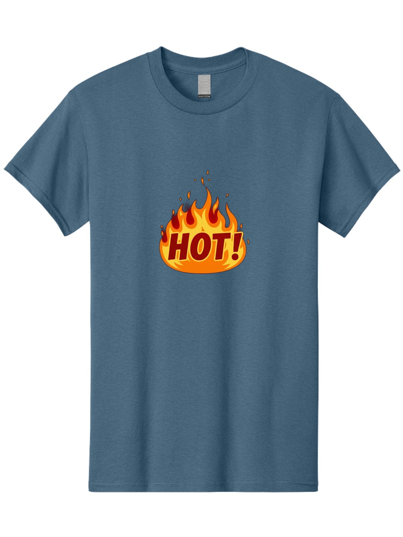 Hot-9 Men'S Graphic Tee, 100% Cotton, Comfortable Casual Summer Wear, Machine Washable, Fire Flames, Hot Deal, Burning Passion, Fiery Energy, Bold Graphics, Intense Design, Hot!, Burning Text Baa808 3