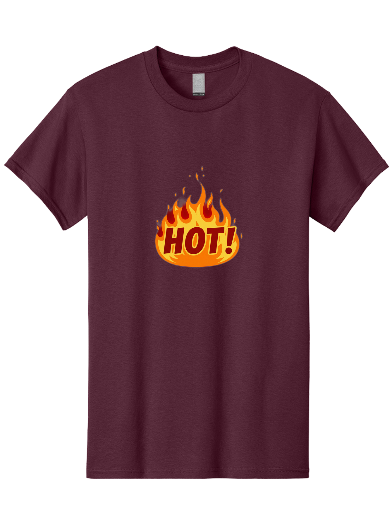 Hot-9 Men'S Graphic Tee, 100% Cotton, Comfortable Casual Summer Wear, Machine Washable, Fire Flames, Hot Deal, Burning Passion, Fiery Energy, Bold Graphics, Intense Design, Hot!, Burning Text Baa808 25