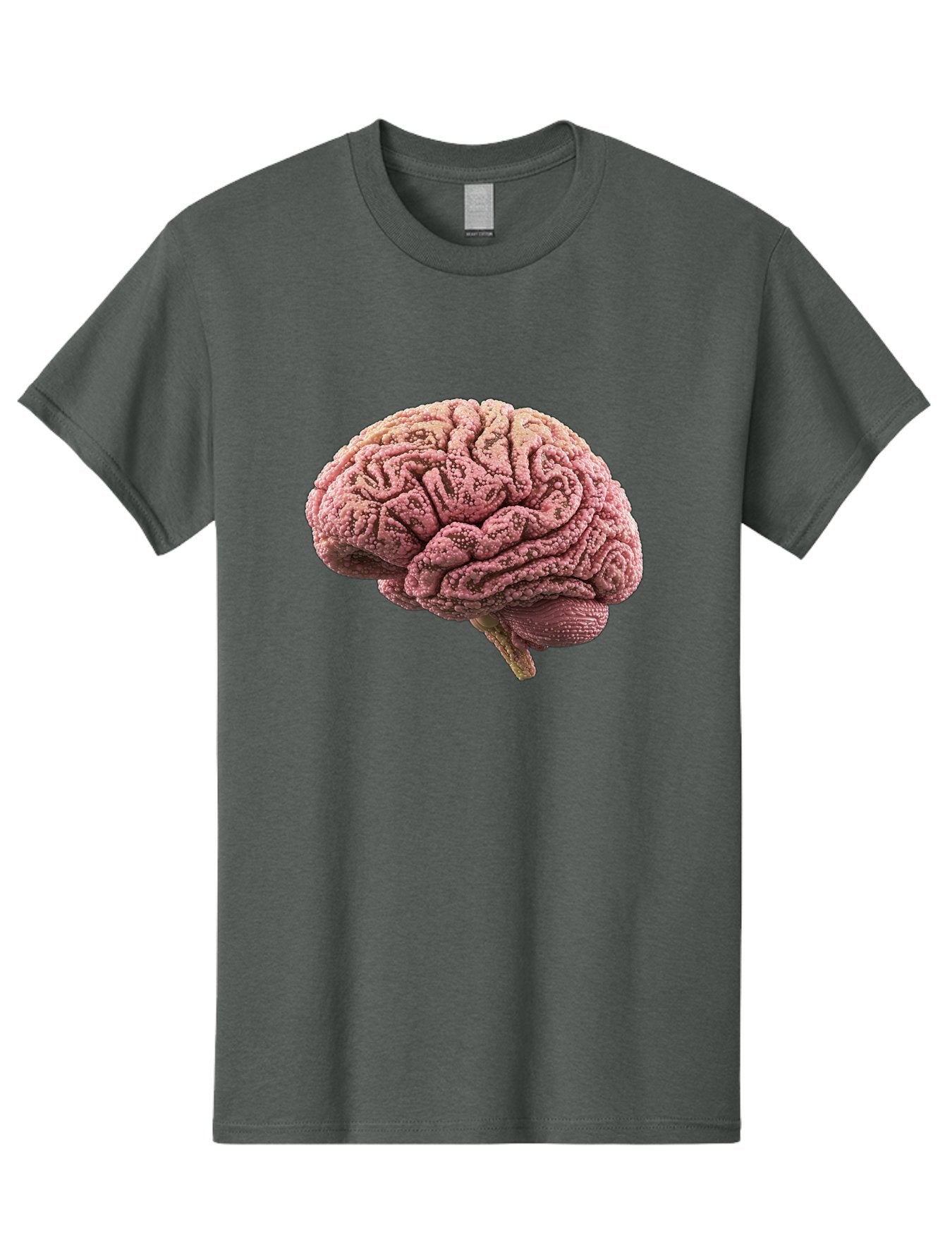 Human-Brain-5 Men'S Graphic Tee, 100% Cotton, Comfortable Casual Summer Wear, Machine Washable, Human Brain Anatomy, Brain Structure, Cerebral Cortex, Neuroscience, Cognitive Function, Medical Illustration, Brain Scan Baa843 4