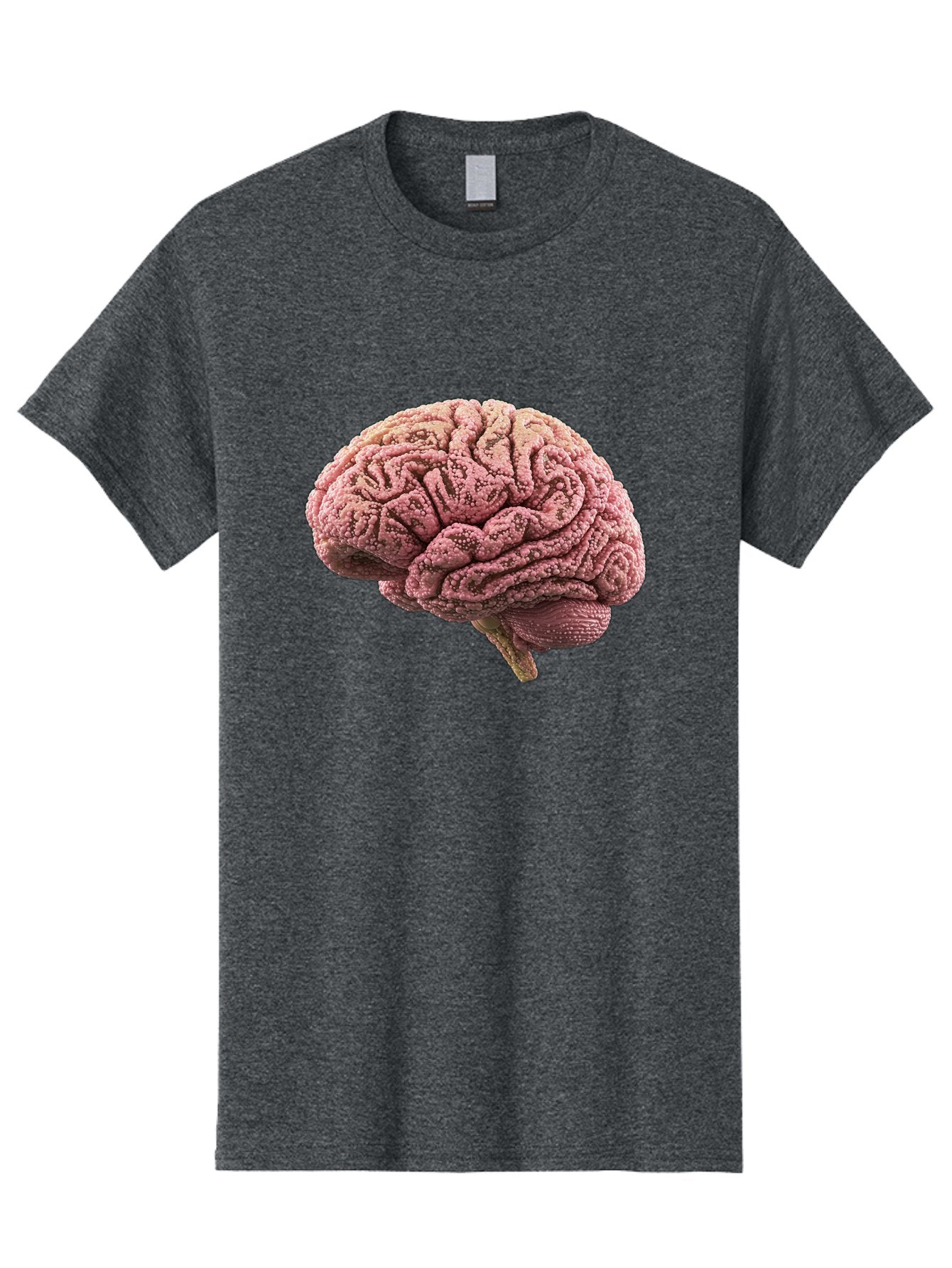 Human-Brain-5 Men'S Graphic Tee, 100% Cotton, Comfortable Casual Summer Wear, Machine Washable, Human Brain Anatomy, Brain Structure, Cerebral Cortex, Neuroscience, Cognitive Function, Medical Illustration, Brain Scan Baa843 12