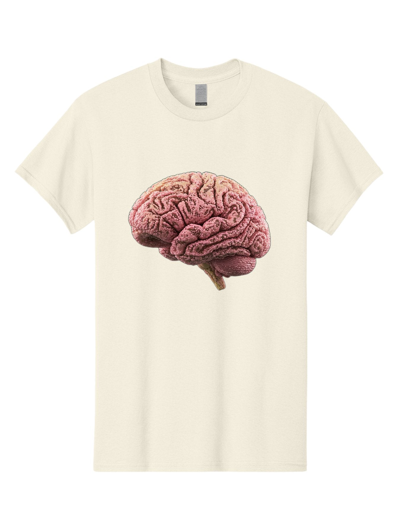 Human-Brain-5 Men'S Graphic Tee, 100% Cotton, Comfortable Casual Summer Wear, Machine Washable, Human Brain Anatomy, Brain Structure, Cerebral Cortex, Neuroscience, Cognitive Function, Medical Illustration, Brain Scan Baa843 14