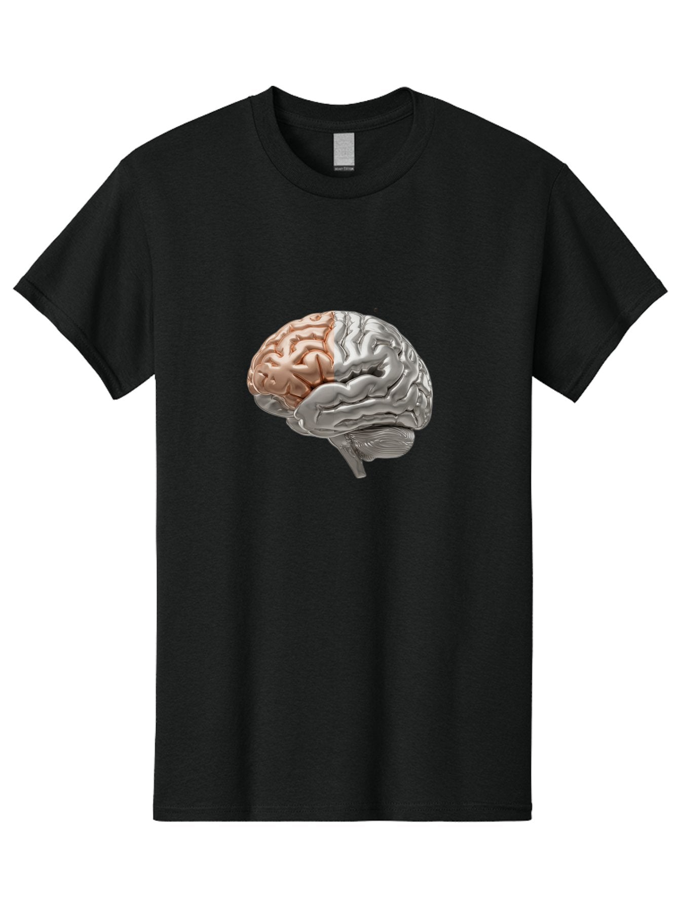 Human-Brain-6 Men'S Graphic Tee, 100% Cotton, Comfortable Casual Summer Wear, Machine Washable, Human Brain, Neuroscience, Cognitive Function, Brain Structure, Anatomy, Medical Illustration, Brain Scan, Neurological Study, Cognitive Psychology Baa844 10