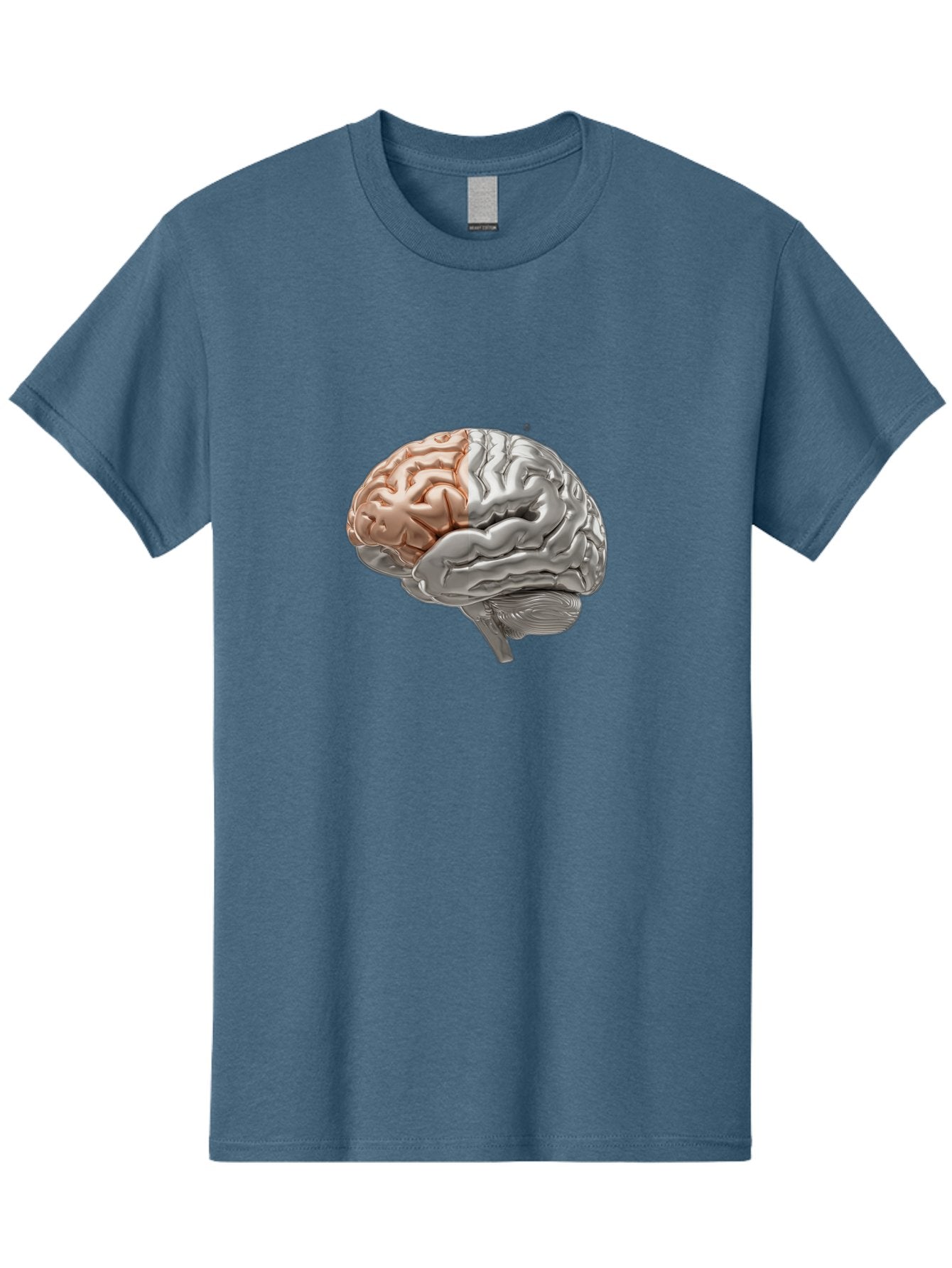 Human-Brain-6 Men'S Graphic Tee, 100% Cotton, Comfortable Casual Summer Wear, Machine Washable, Human Brain, Neuroscience, Cognitive Function, Brain Structure, Anatomy, Medical Illustration, Brain Scan, Neurological Study, Cognitive Psychology Baa844 9