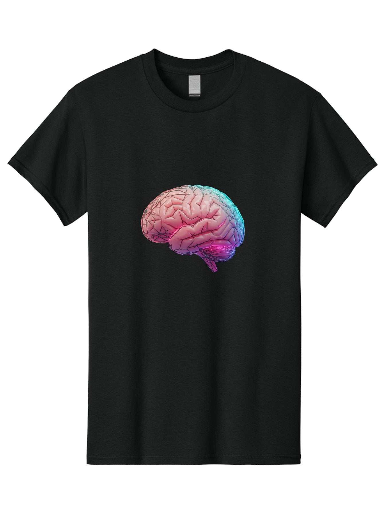 Human-Brain-7 Men'S Graphic Tee, 100% Cotton, Comfortable Casual Summer Wear, Machine Washable, Human Brain Illustration, Brain Anatomy, Neuroscience, Cognitive Function, Detailed Rendering, Colorful Brain, 3D Model, Medical Art, Baa845 15