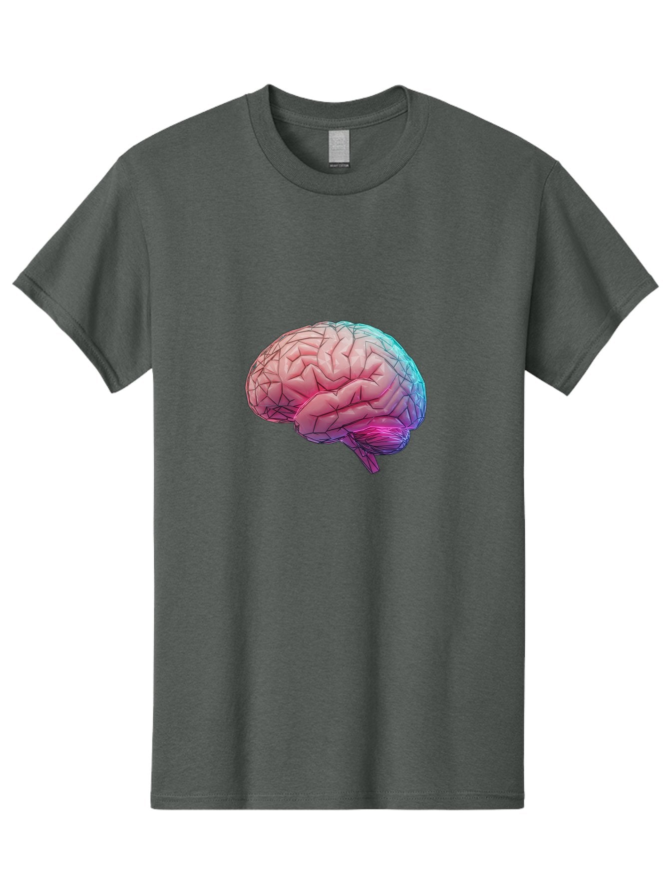 Human-Brain-7 Men'S Graphic Tee, 100% Cotton, Comfortable Casual Summer Wear, Machine Washable, Human Brain Illustration, Brain Anatomy, Neuroscience, Cognitive Function, Detailed Rendering, Colorful Brain, 3D Model, Medical Art, Baa845 9