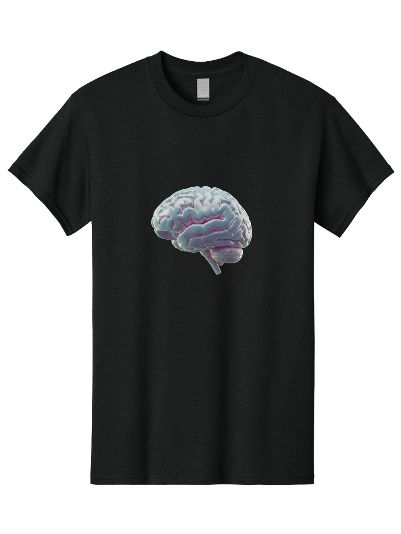 Human-Brain-9 Men'S Graphic Tee, 100% Cotton, Comfortable Casual Summer Wear, Machine Washable, Human Brain, Neuroscience, Cognitive Function, Brain Anatomy, Medical Illustration, 3D Rendering, Detailed Structure, Cerebral Cortex Baa847 12