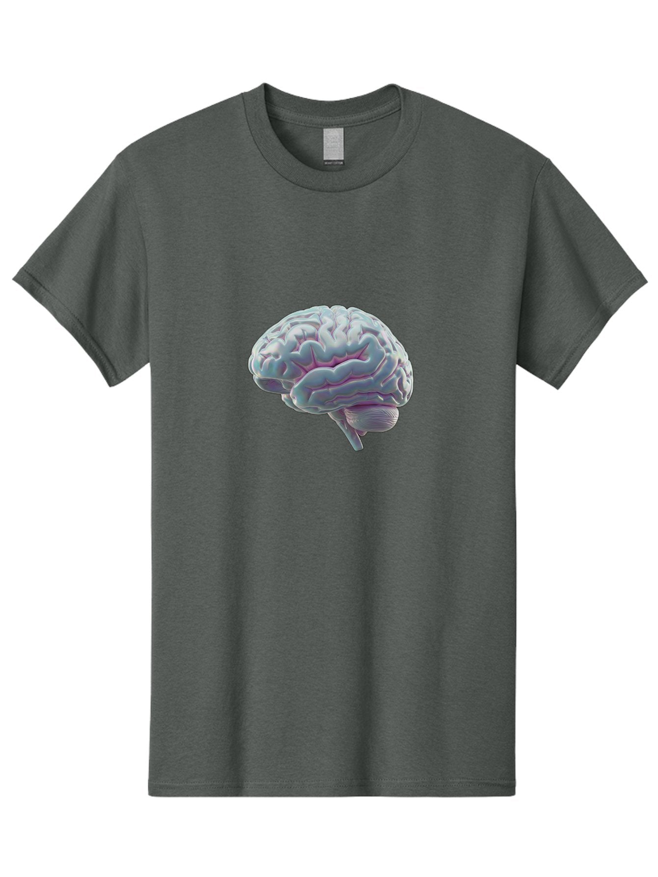 Human-Brain-9 Men'S Graphic Tee, 100% Cotton, Comfortable Casual Summer Wear, Machine Washable, Human Brain, Neuroscience, Cognitive Function, Brain Anatomy, Medical Illustration, 3D Rendering, Detailed Structure, Cerebral Cortex Baa847 10