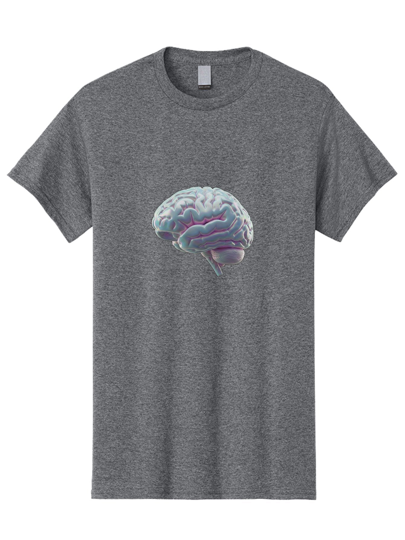 Human-Brain-9 Men'S Graphic Tee, 100% Cotton, Comfortable Casual Summer Wear, Machine Washable, Human Brain, Neuroscience, Cognitive Function, Brain Anatomy, Medical Illustration, 3D Rendering, Detailed Structure, Cerebral Cortex Baa847 13