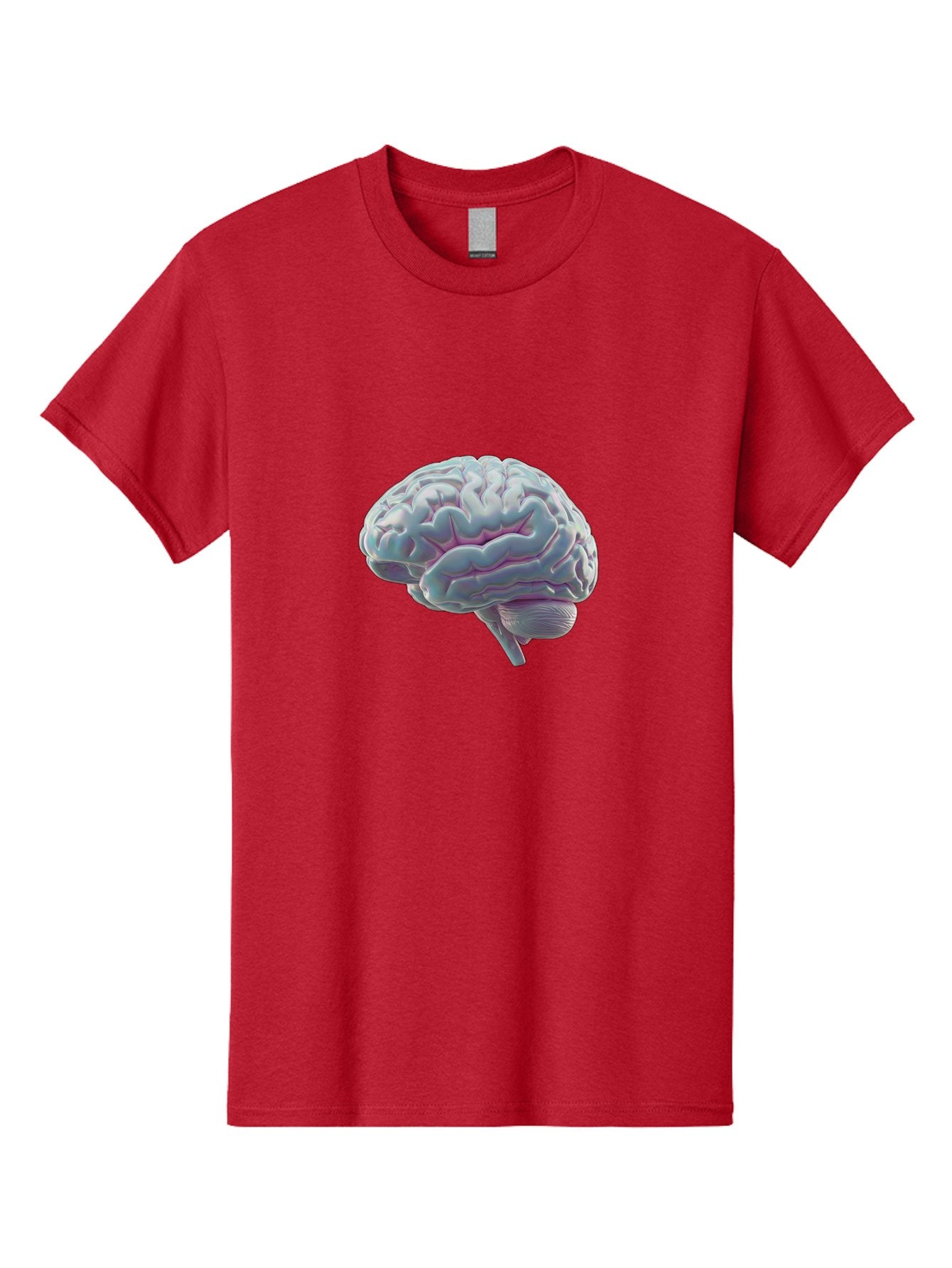 Human-Brain-9 Men'S Graphic Tee, 100% Cotton, Comfortable Casual Summer Wear, Machine Washable, Human Brain, Neuroscience, Cognitive Function, Brain Anatomy, Medical Illustration, 3D Rendering, Detailed Structure, Cerebral Cortex Baa847 11