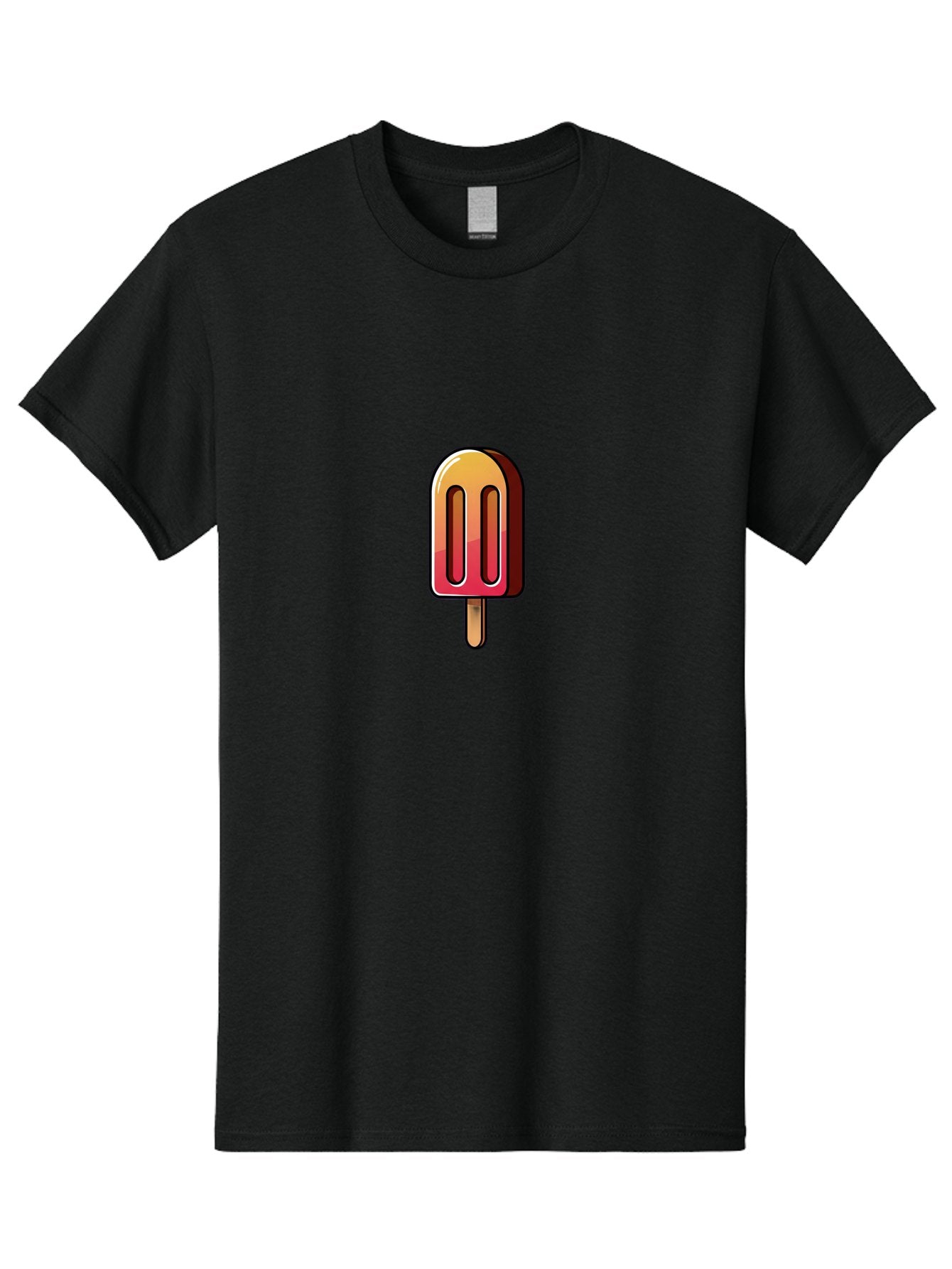 Ice-Popsicle Men'S Graphic Tee, 100% Cotton, Comfortable Casual Summer Wear, Machine Washable, Ice Popsicle, Summer Treat, Colorful Dessert, Refreshing Snack, Ice Cream On A Stick, Sweet Indulgence, Cold Pleasure, Fruity Flavor Baa879 10
