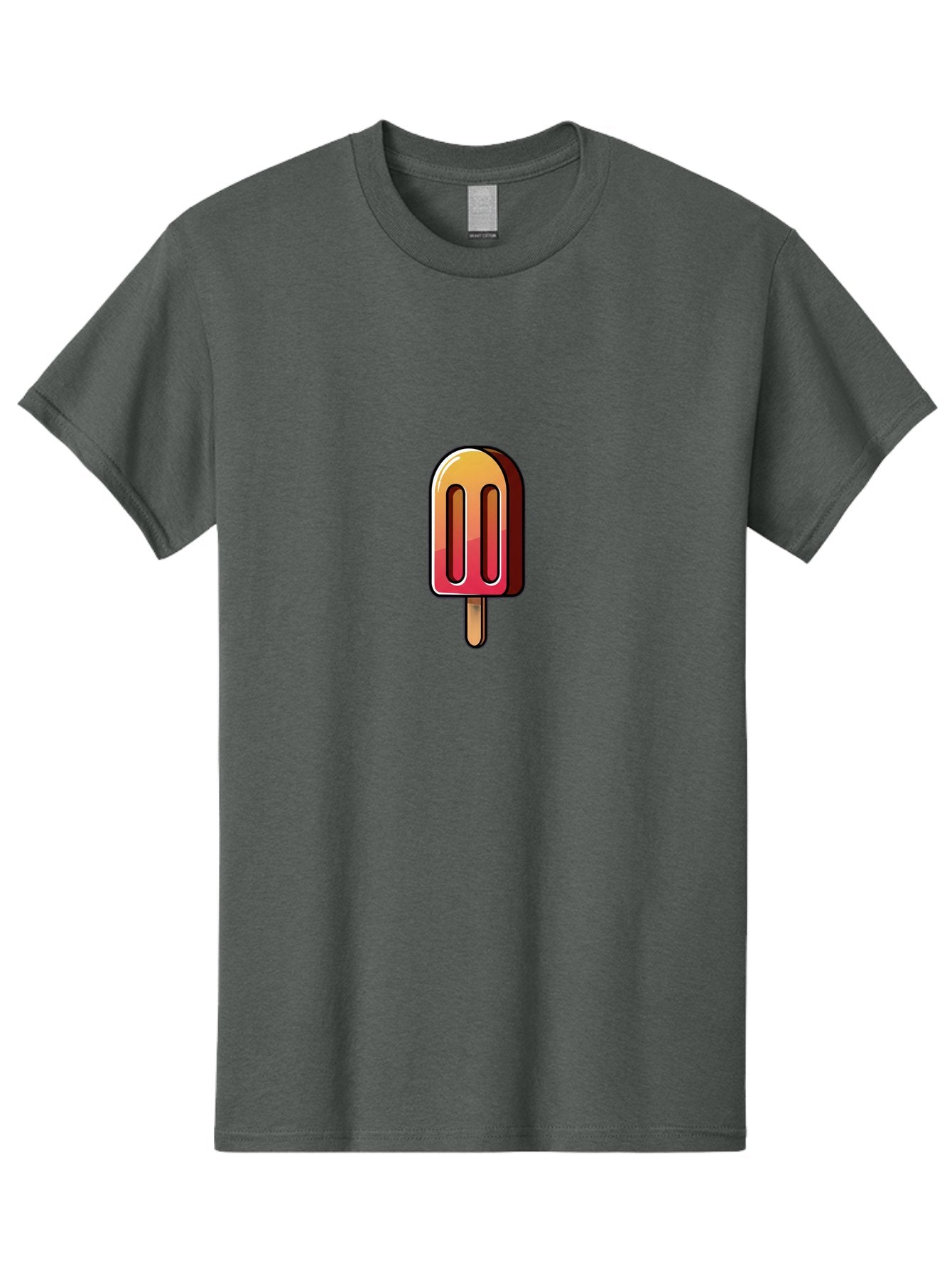 Ice-Popsicle Men'S Graphic Tee, 100% Cotton, Comfortable Casual Summer Wear, Machine Washable, Ice Popsicle, Summer Treat, Colorful Dessert, Refreshing Snack, Ice Cream On A Stick, Sweet Indulgence, Cold Pleasure, Fruity Flavor Baa879 11