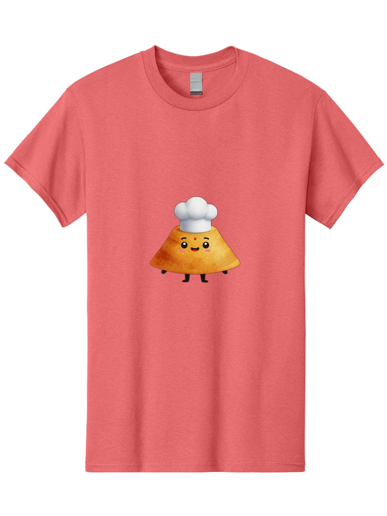 Idli-Character Men'S Graphic Tee, 100% Cotton, Comfortable Casual Summer Wear, Machine Washable, Cartoonish Representation, Sambar Vada Masala, South Indian Cuisine, Cute Character, Chef Hat, Traditional Dish, Vada, South Indian Food Baa880 7