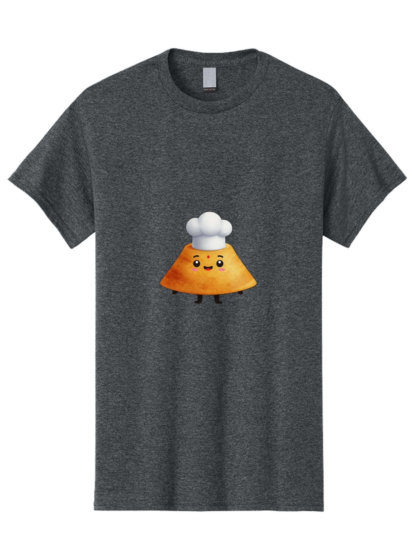 Idli-Character Men'S Graphic Tee, 100% Cotton, Comfortable Casual Summer Wear, Machine Washable, Cartoonish Representation, Sambar Vada Masala, South Indian Cuisine, Cute Character, Chef Hat, Traditional Dish, Vada, South Indian Food Baa880 15