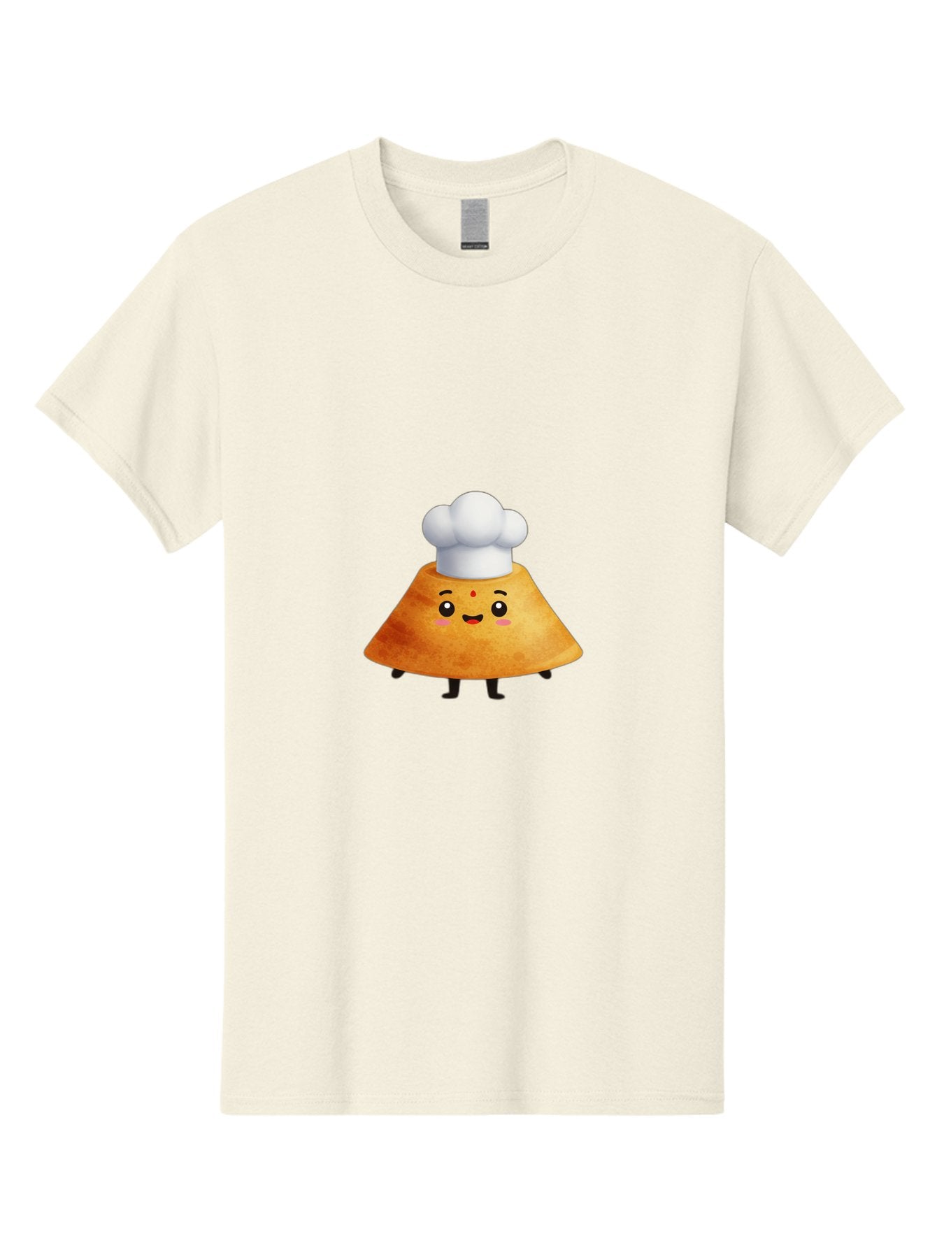 Idli-Character Men'S Graphic Tee, 100% Cotton, Comfortable Casual Summer Wear, Machine Washable, Cartoonish Representation, Sambar Vada Masala, South Indian Cuisine, Cute Character, Chef Hat, Traditional Dish, Vada, South Indian Food Baa880 8