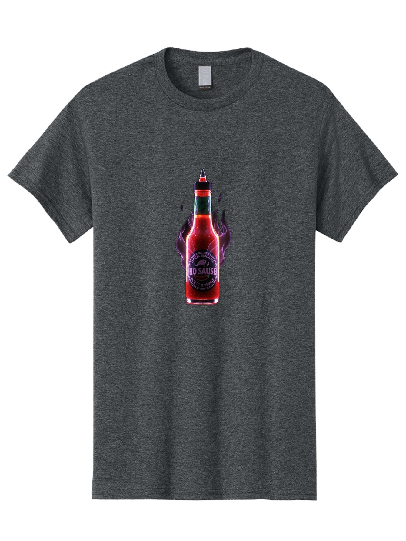 Iho-Sause Men'S Graphic Tee, 100% Cotton, Comfortable Casual Summer Wear, Machine Washable, Hot Sauce, Chili Pepper, Spicy Condiment, Red Sauce, Hot And Spicy, Fiery Flavor, Gourmet Hot Sauce, Condiment Bottle, Sauce Bottle, Chili Sauce, Baa881 13